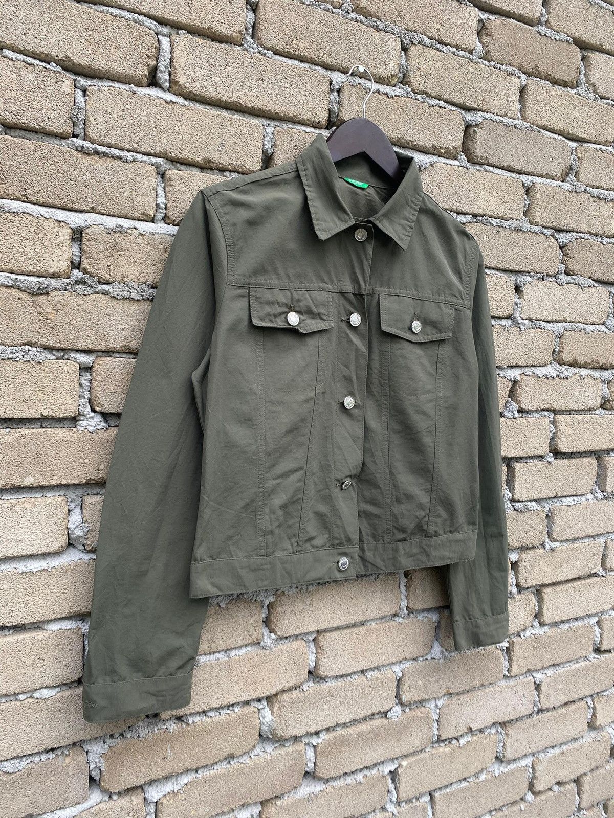 United Colors Of Benetton United Colors Of Benetton Trucker Style Jacket Size M / US 6-8 / IT 42-44 - 3 Thumbnail