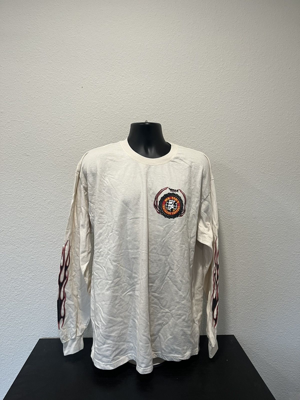 Vintage Mr Ted’s track side support flame shirt vintage 90s Size US XL / EU 56 / 4 - 1 Thumbnail