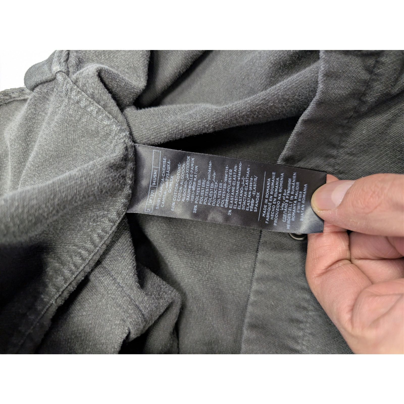 Tom Ford o1rshd1 CC20 Corduroy Western Button up Shirt in Grey Size US M / EU 48-50 / 2 - 17 Thumbnail