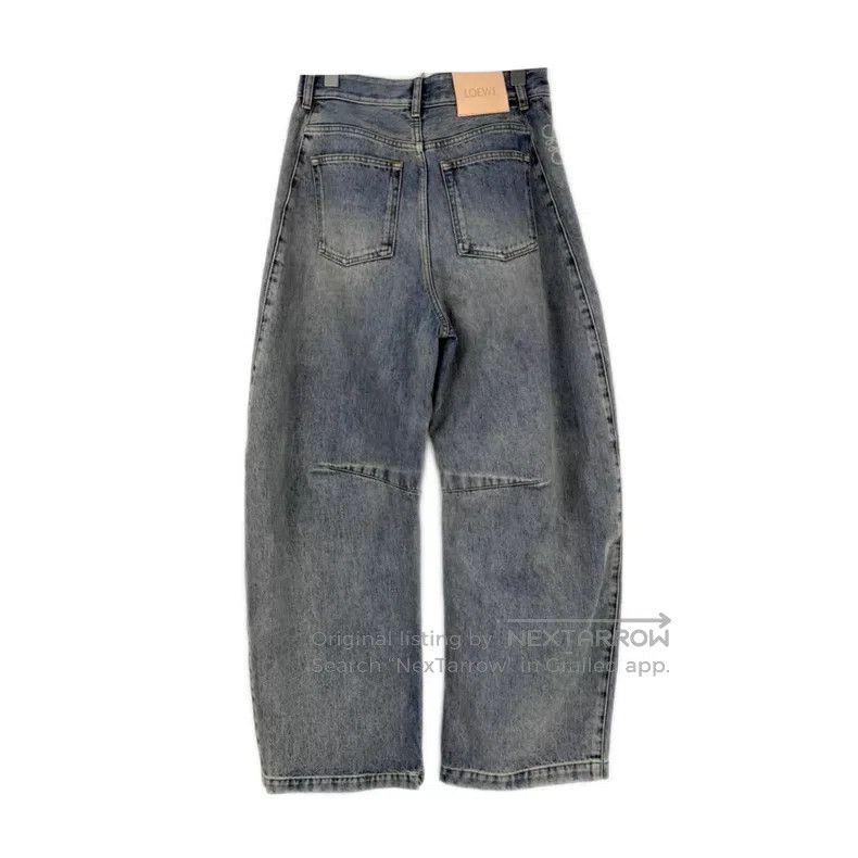 Loewe Loewe Blue Washed Cutlass Denim Pants Size 26" / US 2 / IT 38 - 2 Thumbnail
