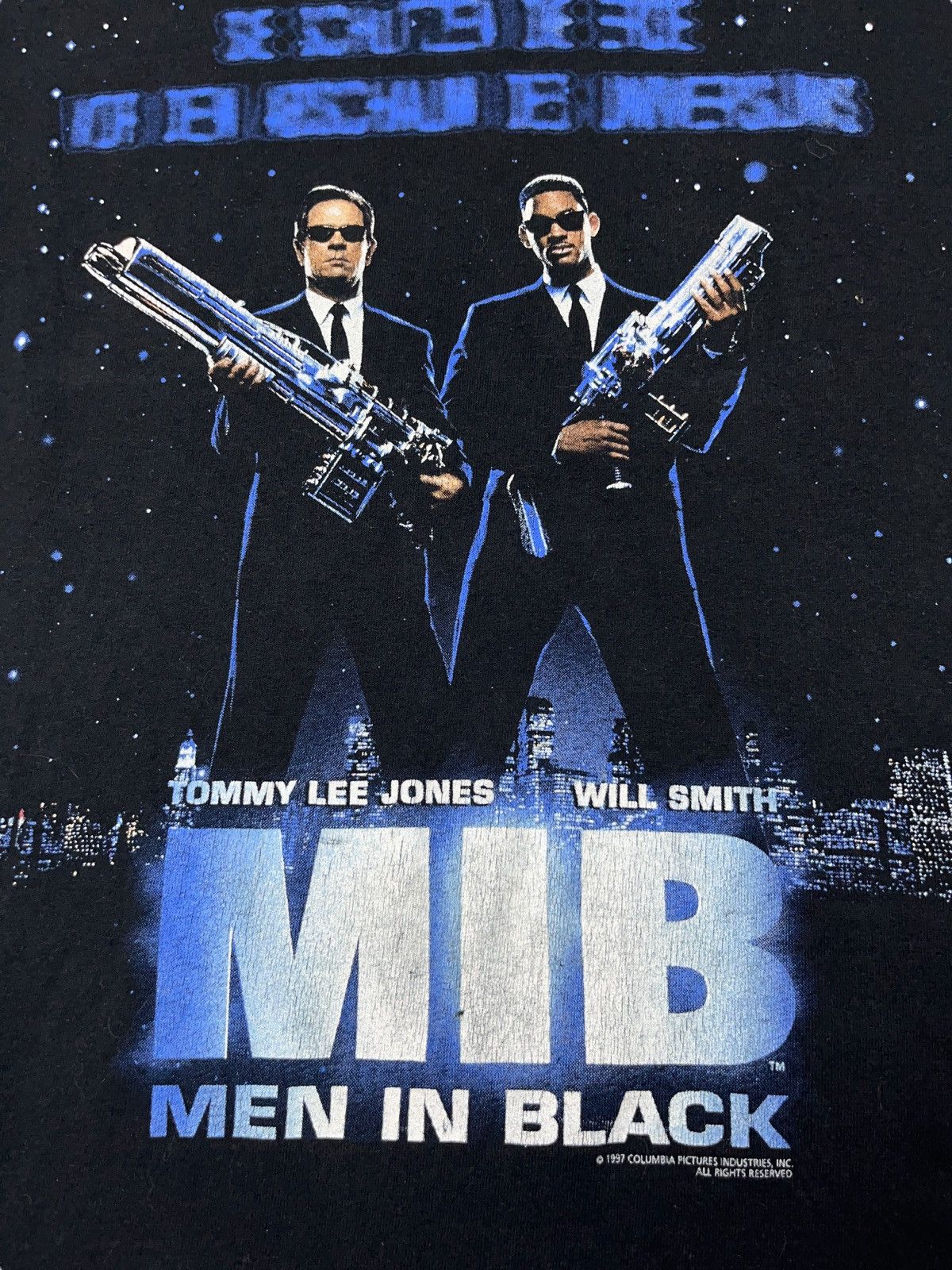 Vintage Vintage 1997 Men In Black Movie Promo Alien Rare T-shirt Size US M / EU 48-50 / 2 - 3 Thumbnail