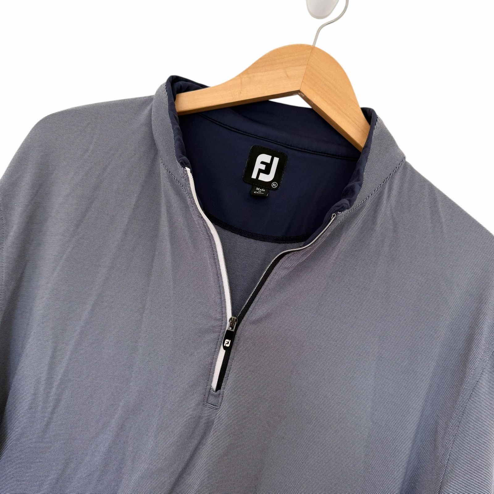 Footjoy Footjoy Quarter Zip Pullover Long Sleeve Golf Polo Shirt XL Size US XL / EU 56 / 4 - 1 Thumbnail