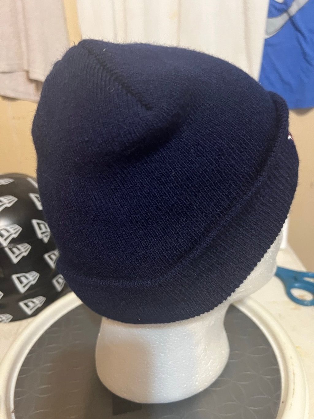 The Unbranded Brand Men's Unbranded FDNY Navy Red Beanie One Size Size ONE SIZE - 4 Thumbnail