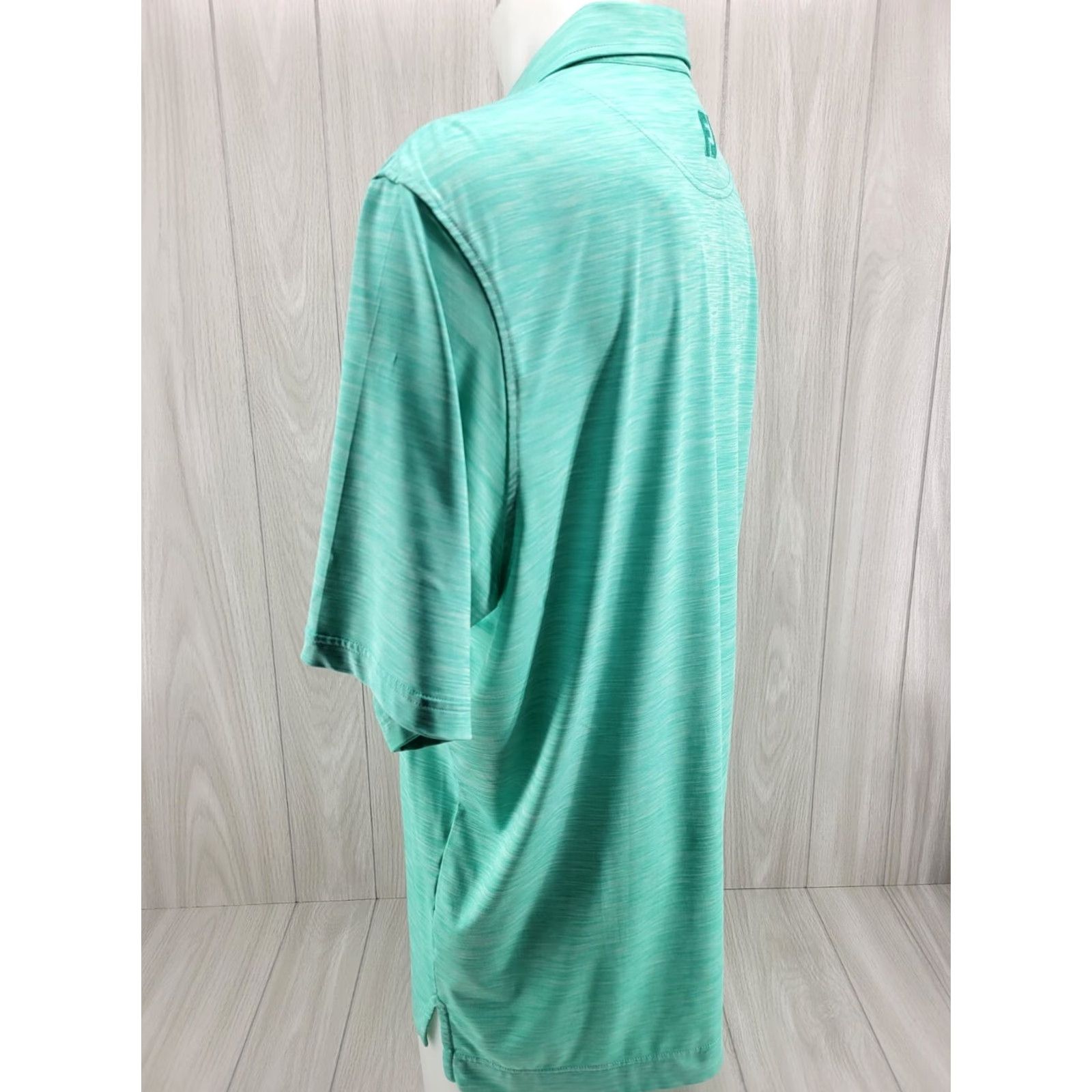 Footjoy FootJoy Polo Shirt Mens Large Golf Green Teal Short Sleeve Shirt Size US L / EU 52-54 / 3 - 6 Thumbnail