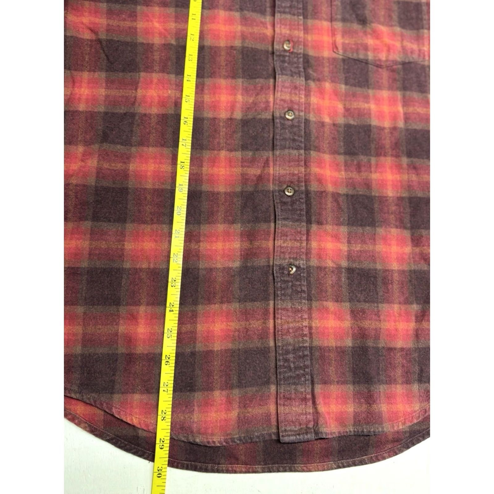 Pendleton Pendleton Flannel Shirt Mens Large Red Plaid 100% Cotton Button-Up Long Sleeve Casual Workwear Hiking Pocket Western Modern - Mens Size US L / EU 52-54 / 3 - 5 Thumbnail