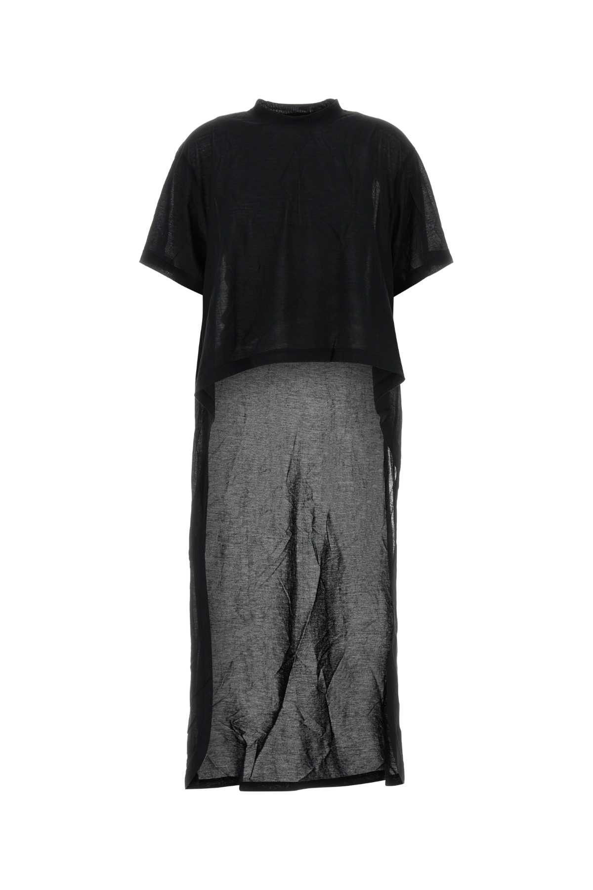 Balenciaga Black Cotton Blend T-Shirt Size XS / US 0-2 / IT 36-38 - 1 Thumbnail