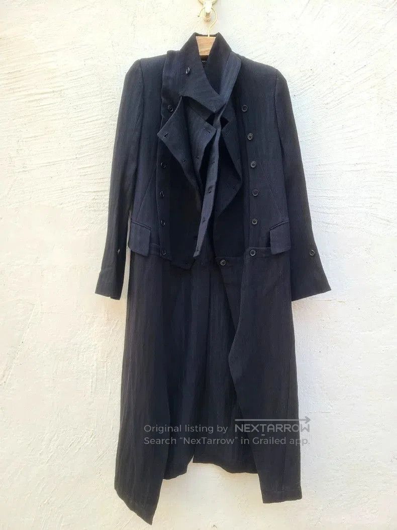 Ann Demeulemeester Ann Demeulemeester Men's Deconstructed Coat. Size XXS / US 00 / IT 34 - 2 Thumbnail