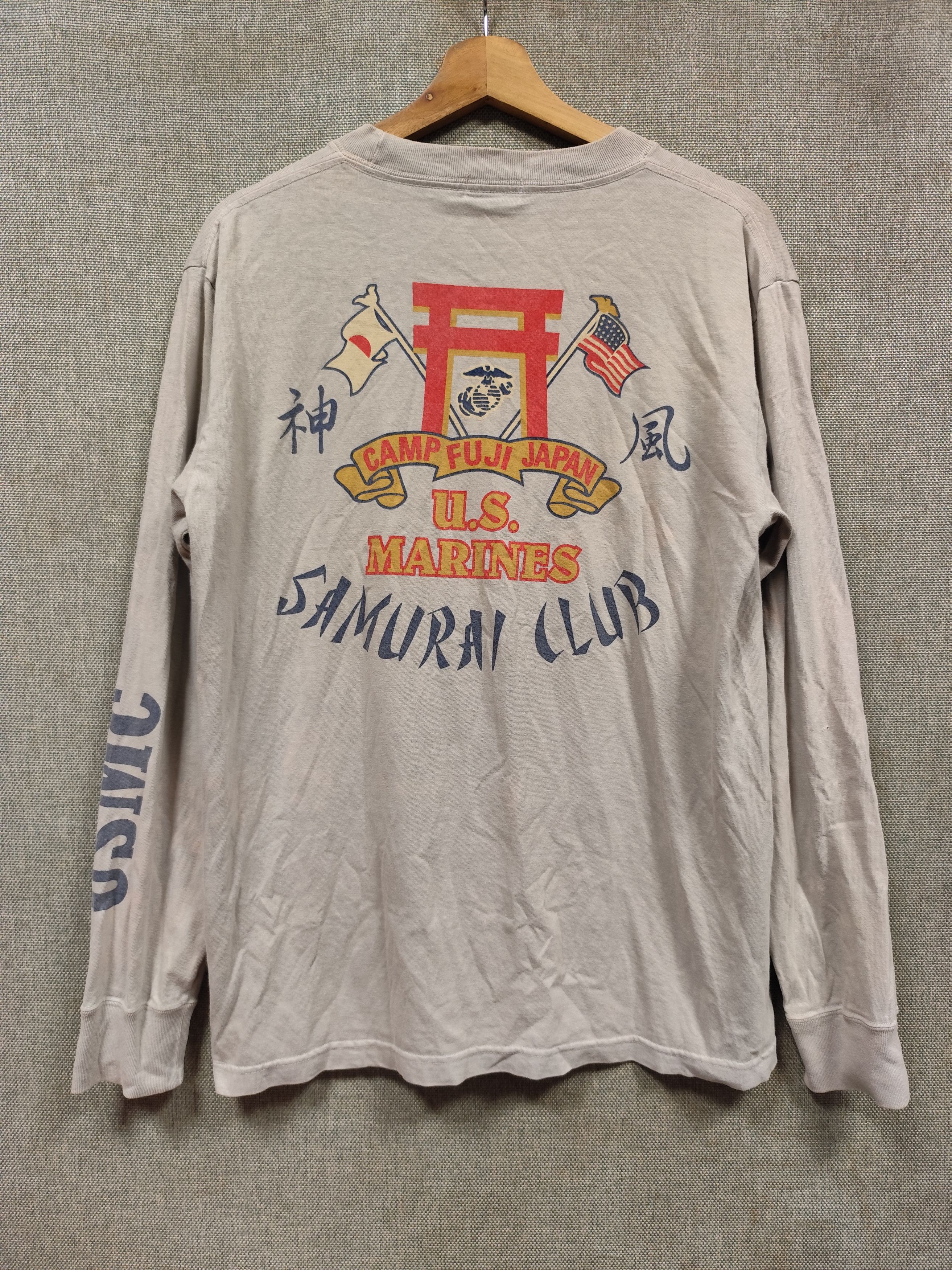 Buzz Rickson's US.MARINES SAMURAI CLUB LONG SLEEVE Size US M / EU 48-50 / 2 - 1 Thumbnail
