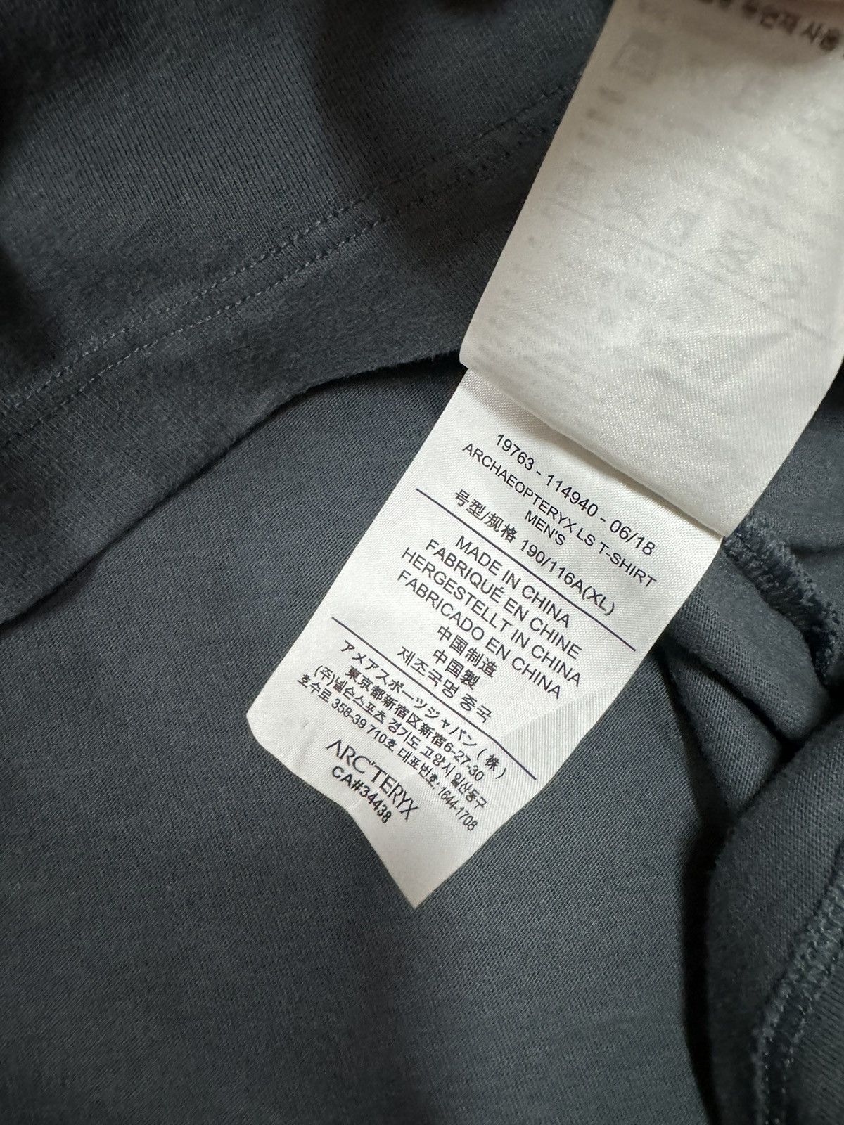 Arc'teryx Arc’teryx Logo Longsleeve T shirt Size US XL / EU 56 / 4 - 13 Thumbnail