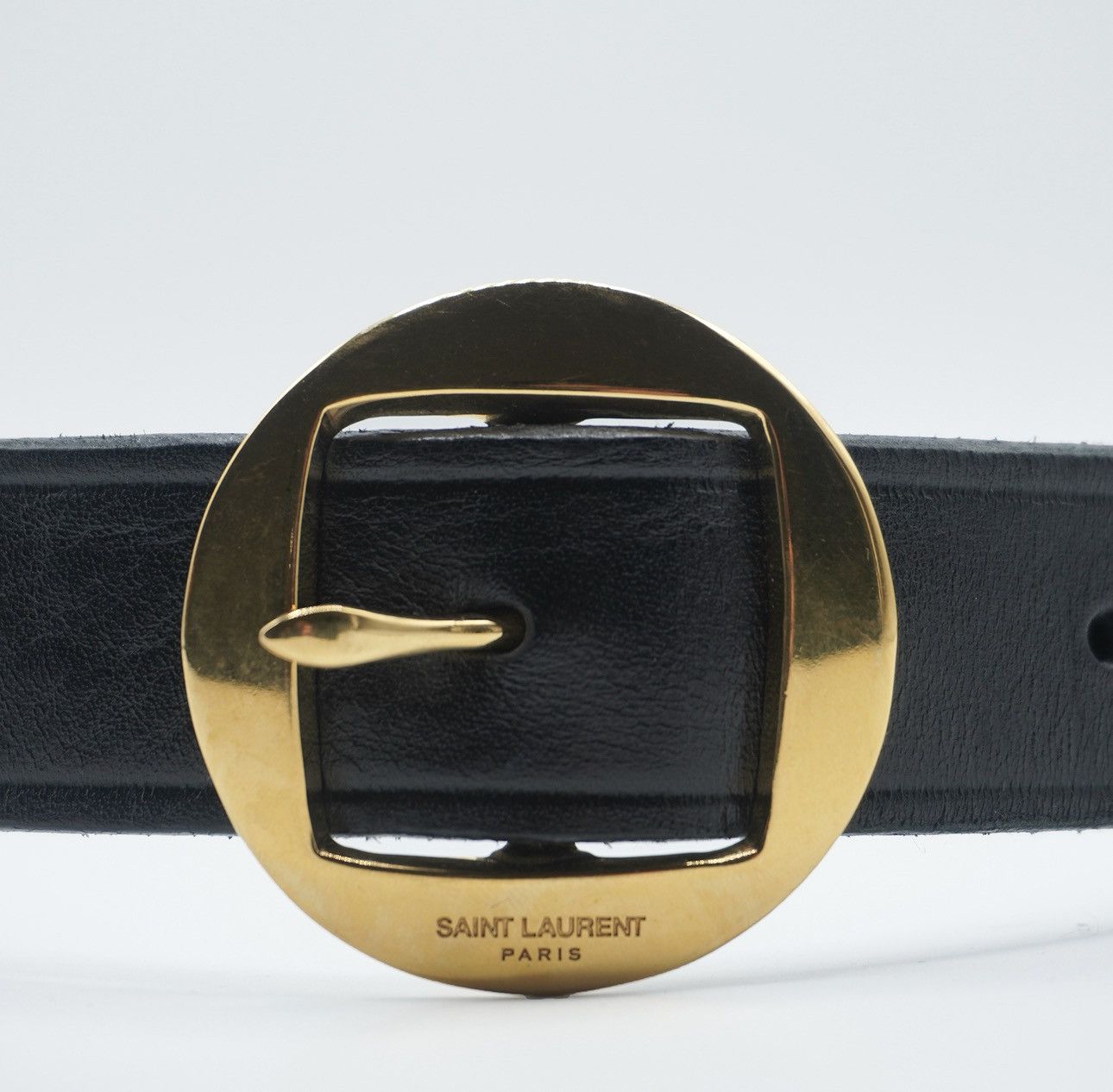 Saint Laurent Paris SAINT LAURENT By HEDI SLIMANE F/W 2016 Circle Belt 85 Size 32 - 2 Thumbnail