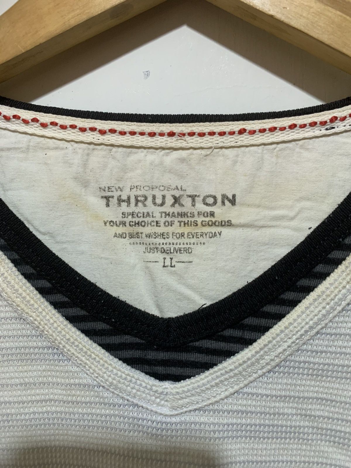 Raf Simons Japanese Double Layer Thruxton Long Sleeve Tee Shirt Size US L / EU 52-54 / 3 - 7 Thumbnail