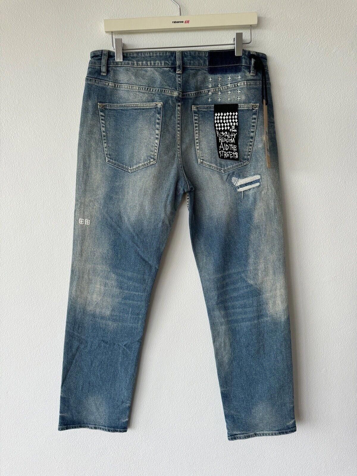 Ksubi new Ksubi mens denim jean hazlow 32 medium tektonik blue Size US 32 / EU 48 - 5 Thumbnail