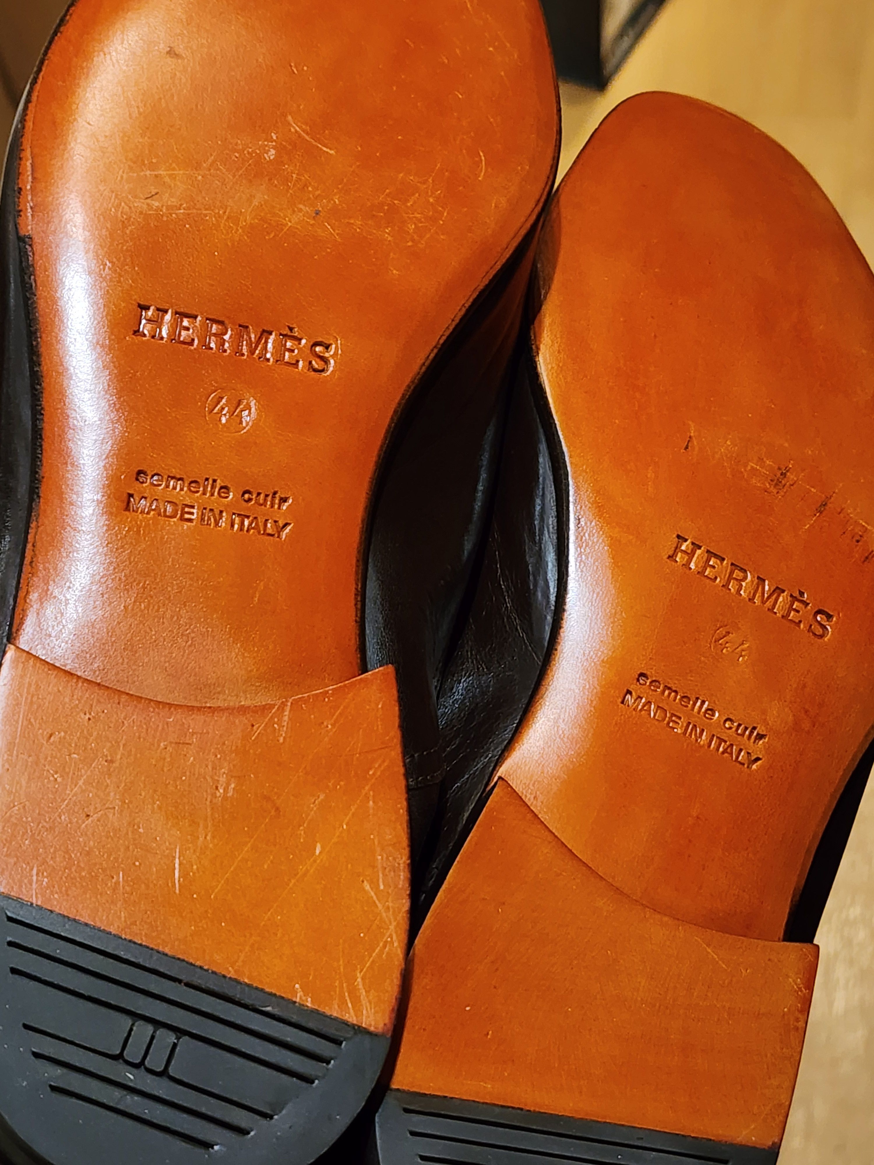 Hermes Hermes exotic leather lace-ups size 44 Size US 11 / EU 44 - 11 Thumbnail
