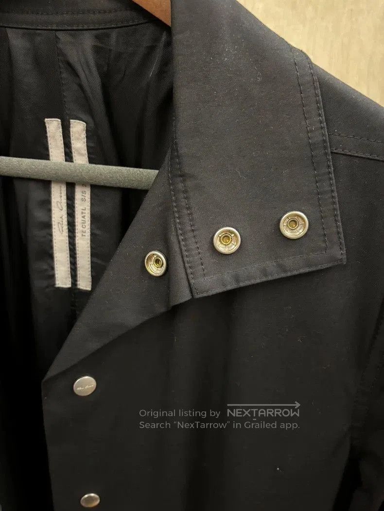 Rick Owens rick owens black zip pocket trench coat. Size US L / EU 52-54 / 3 - 3 Thumbnail