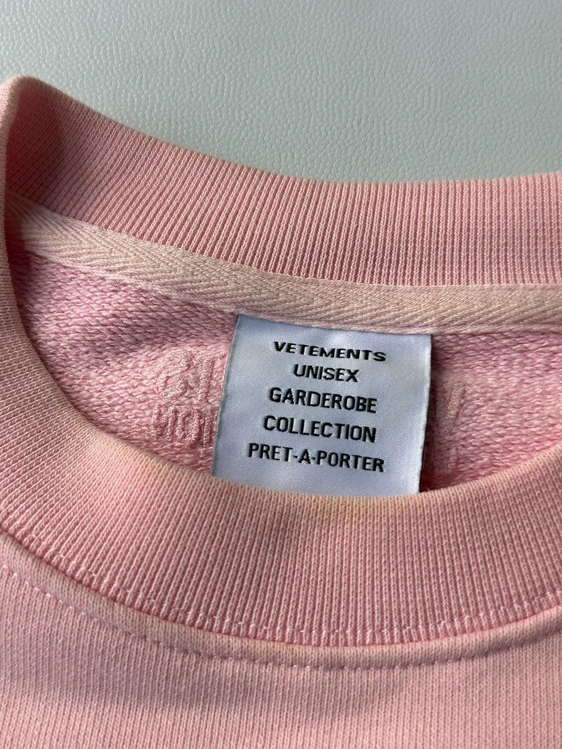 Vetements Vetements Showpiece Logo Signature Hoodie Size US XS / EU 42 / 0 - 3 Thumbnail