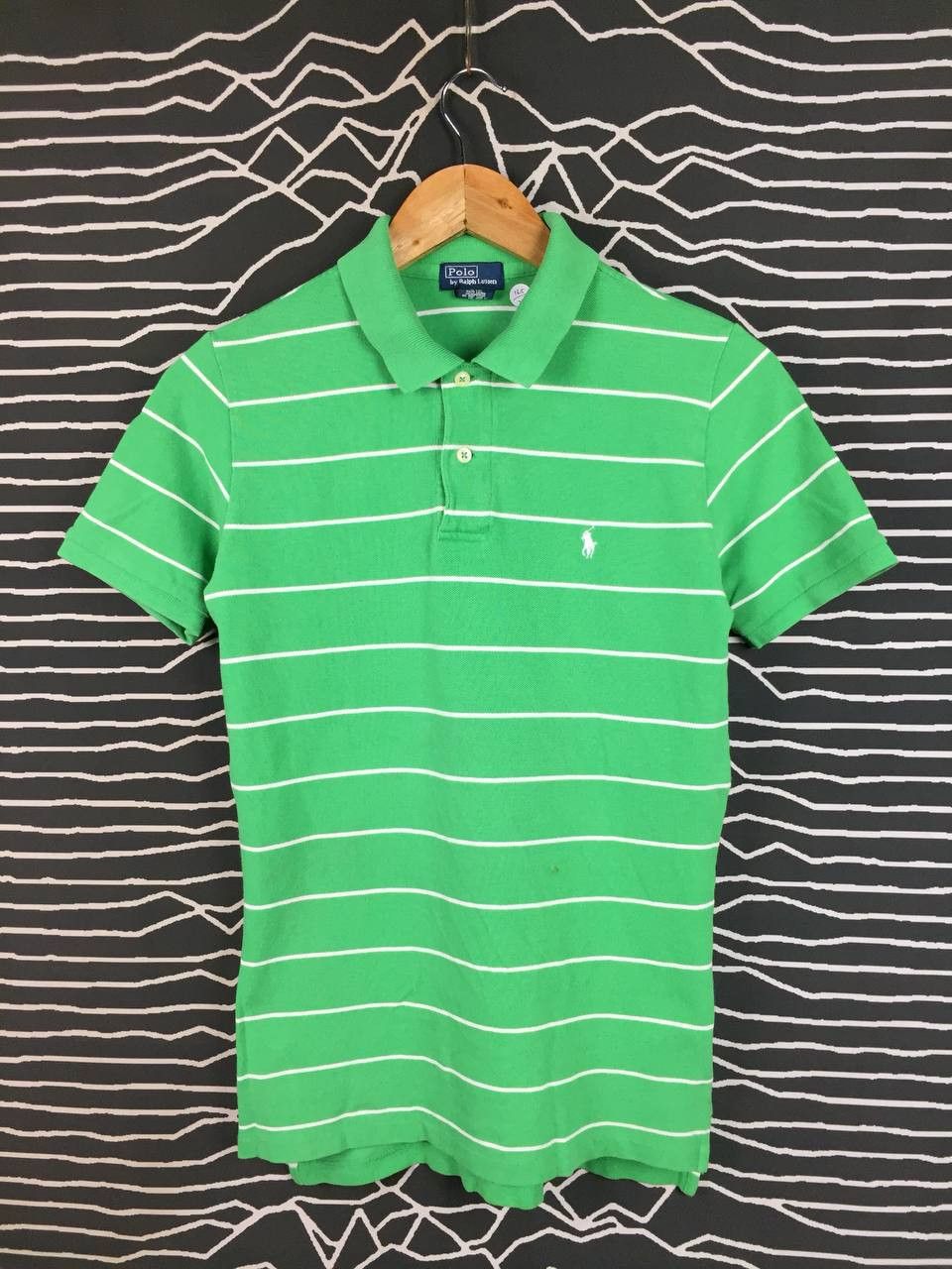 Polo Ralph Lauren Vtg Polo Ralph Lauren Pony Logo Striped Polo Shirt Youth L Size US XS / EU 42 / 0 - 1 Thumbnail