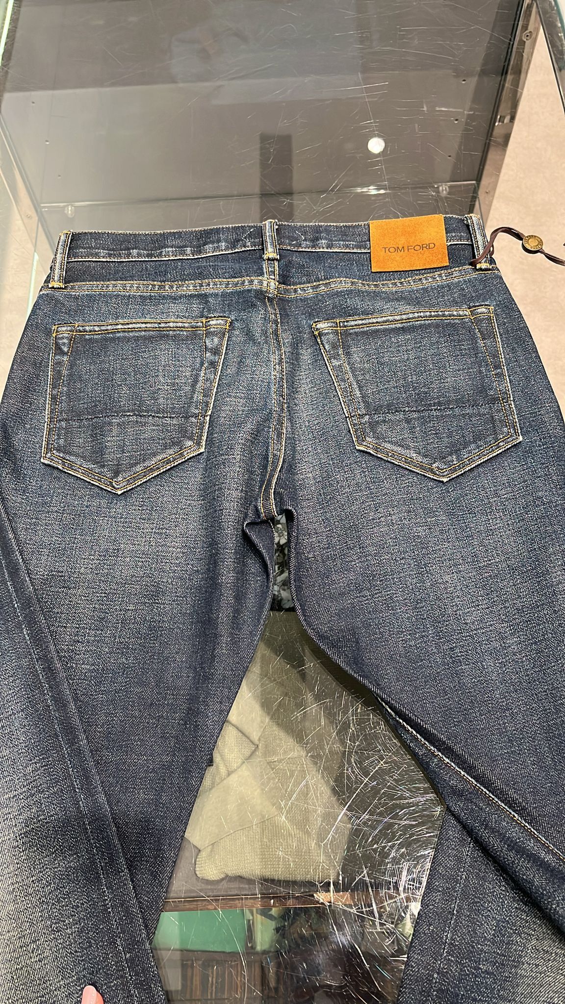 Tom Ford o1loc1c0525 TFD001 Slim Fit Jeans in Blue Size US 29 - 2 Thumbnail