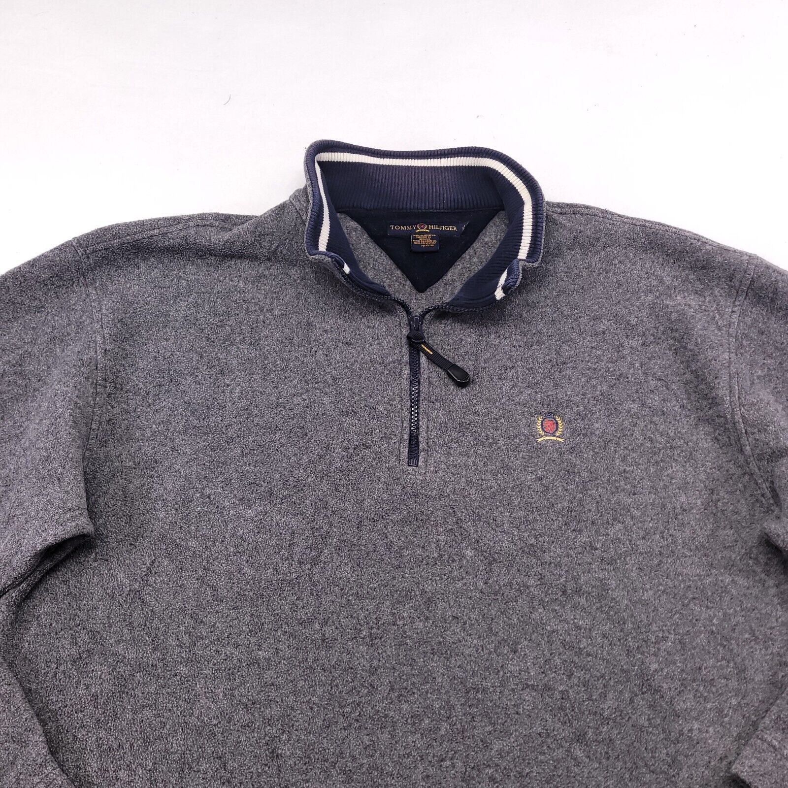 Tommy Hilfiger Tommy Hilfiger Pullover 1/4 Zip Jacket Mens Size 2XL Gray Size US XXL / EU 58 / 5 - 1 Thumbnail