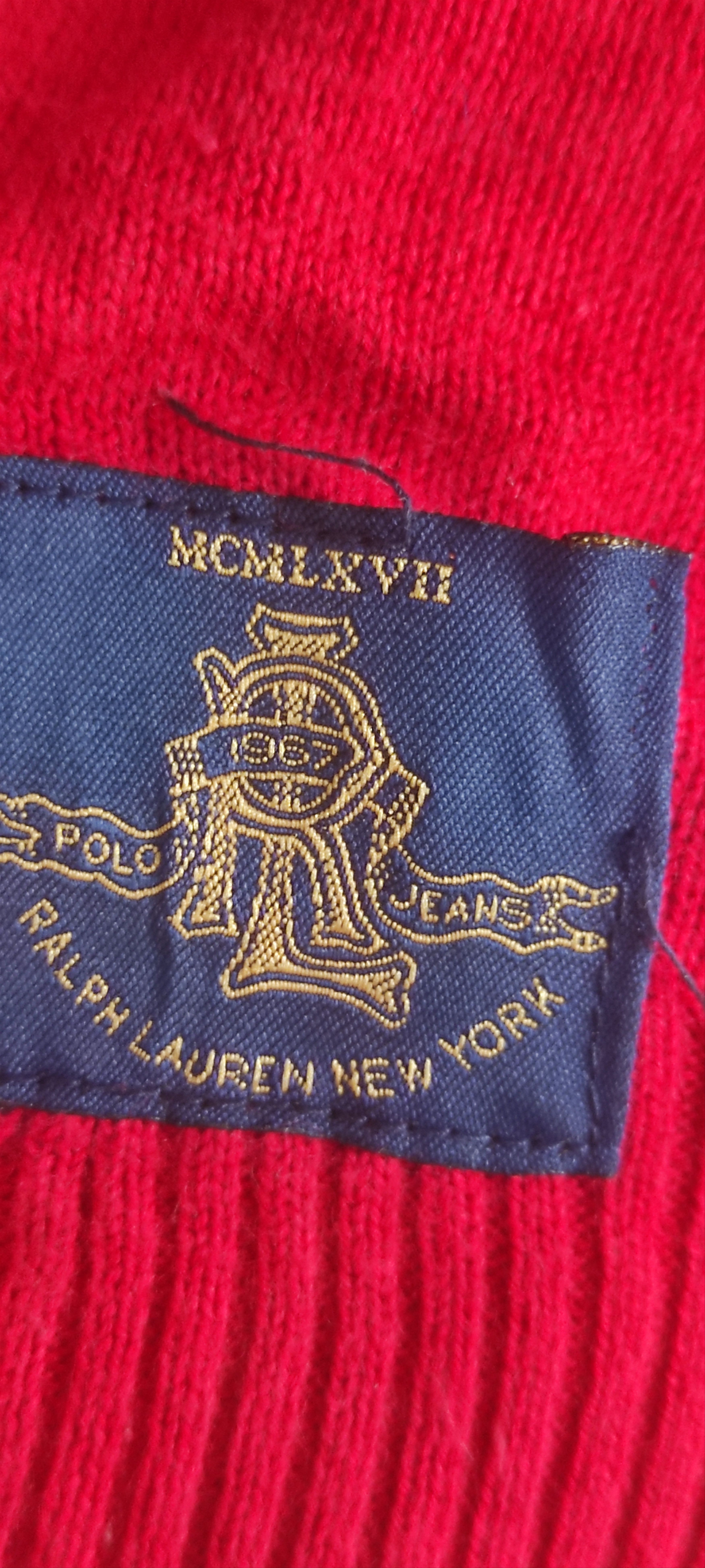 Polo Ralph Lauren Polo Ralph Lauren Cotton sweater Slim Fit V Neck Size US L / EU 52-54 / 3 - 6 Thumbnail