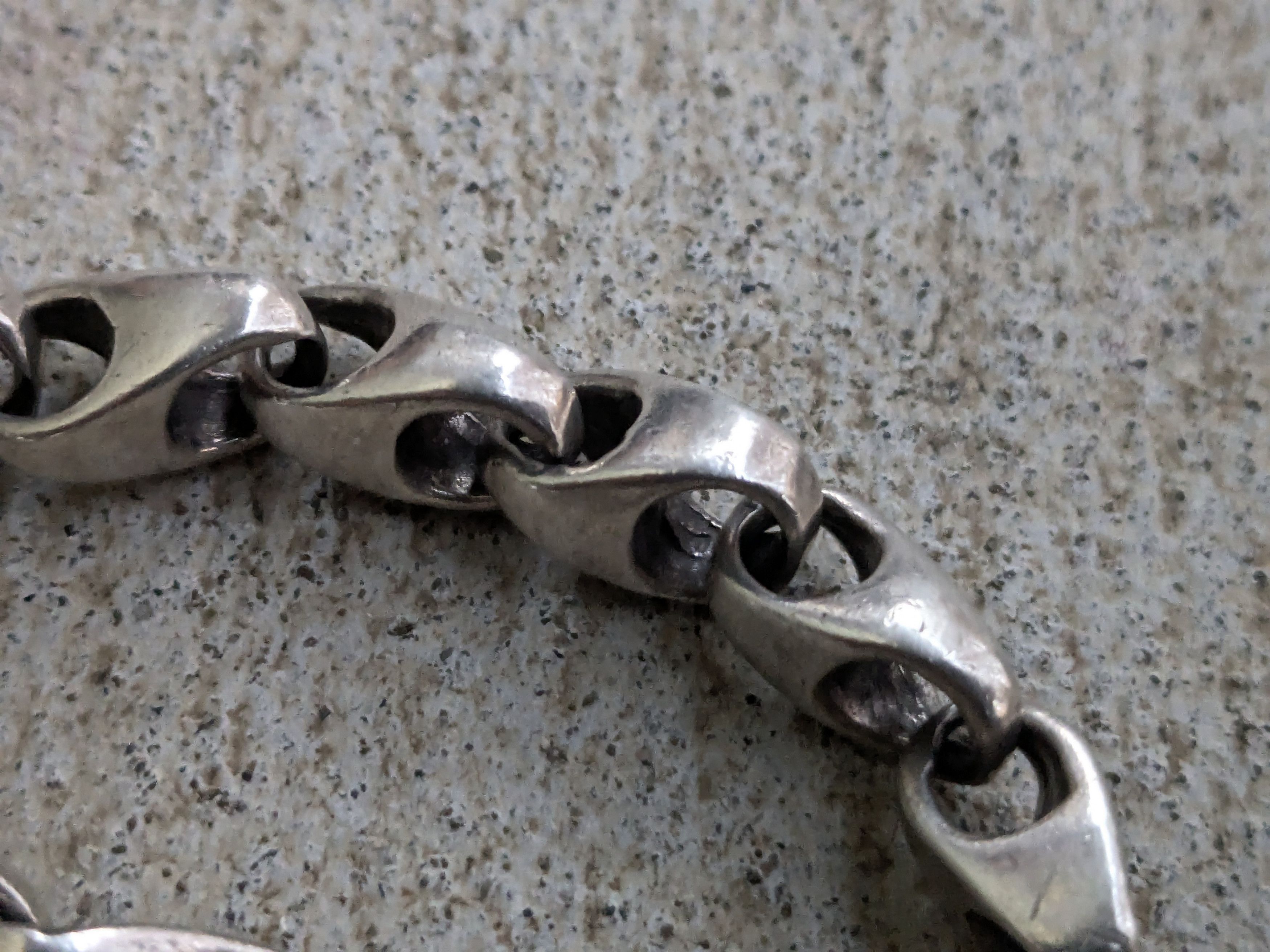 Jewelry × Vintage Vintage Sterling Silver Bracelet Modern Abstract Punk Size ONE SIZE - 6 Thumbnail