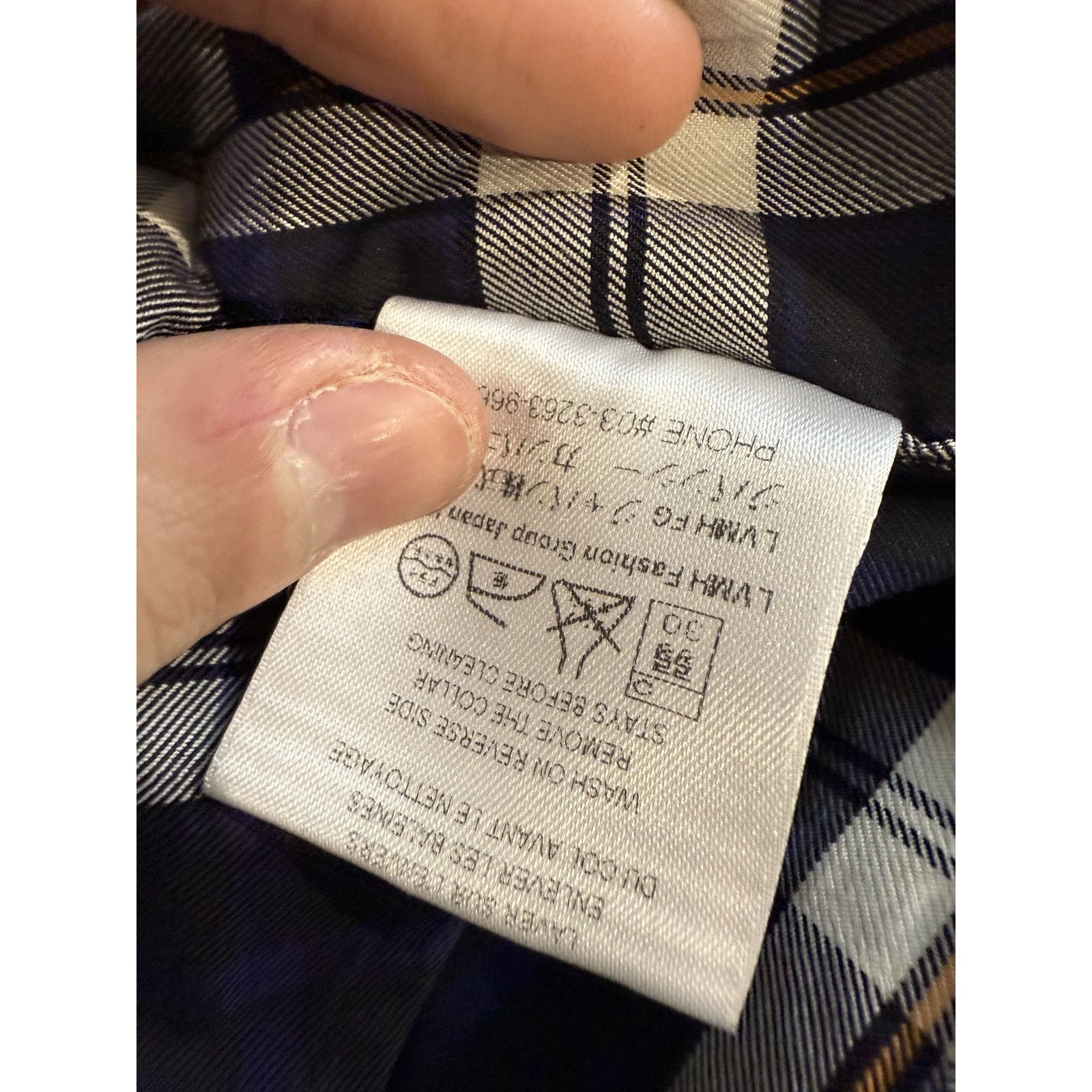 Givenchy Givenchy Button Up Blue Red Used 38 (Small) Size US S / EU 44-46 / 1 - 3 Thumbnail