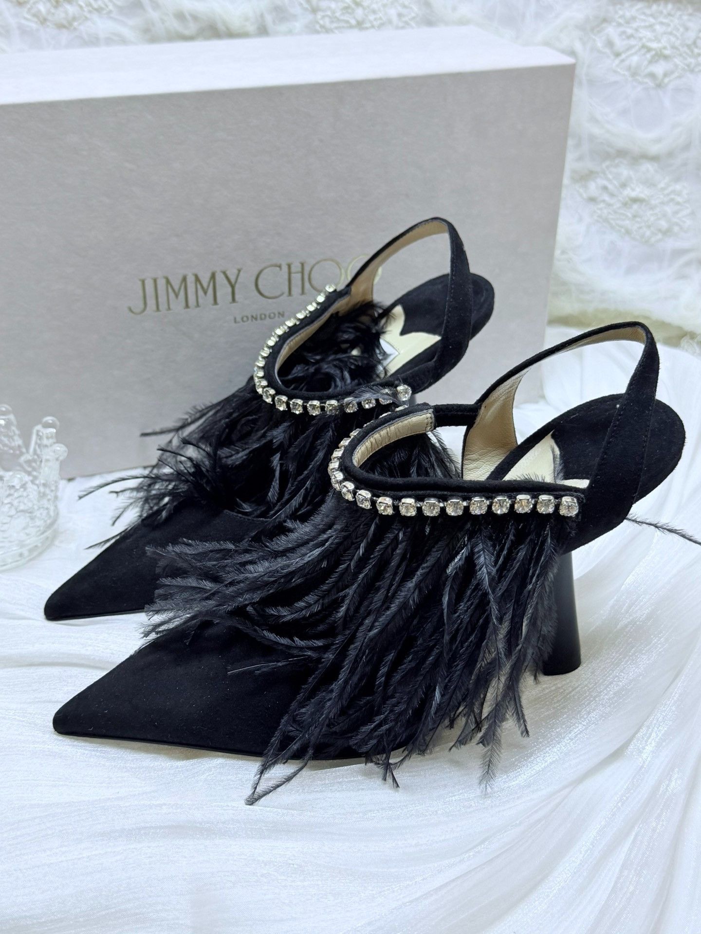 Jimmy Choo Jimmy Choo Limited Black Sandals us_5 Women Size US 5 / IT 35 - 1 Thumbnail