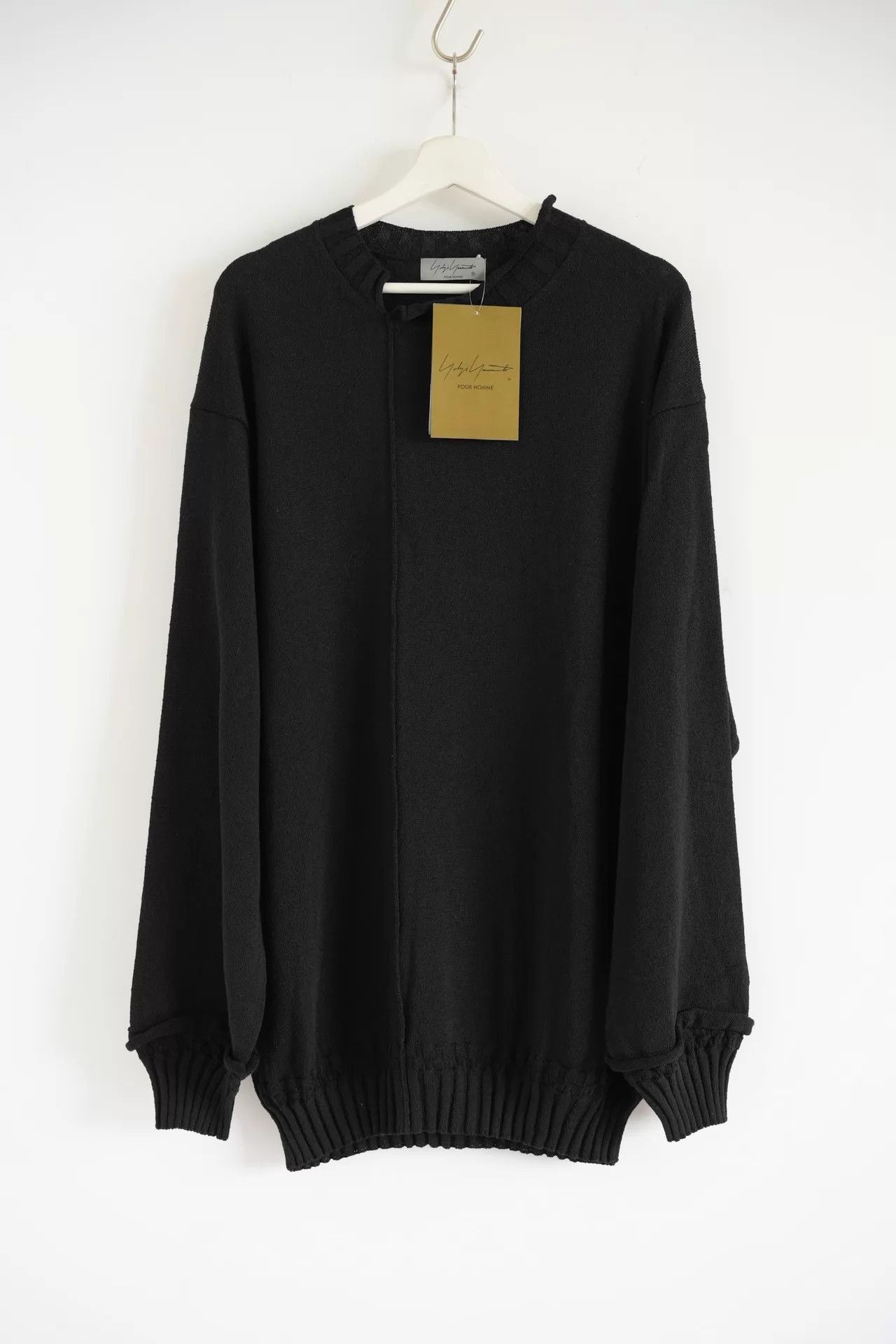 Yohji Yamamoto Yohji Yamamoto 24AW Mens Ripped Knife-Cut Wool Sweater Size US L / EU 52-54 / 3 - 1 Thumbnail