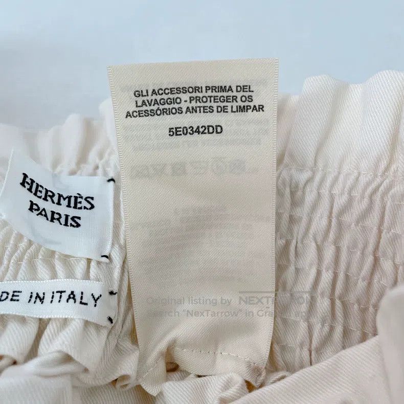 Hermes Hermes Beige skirt Size 42" / US 20 - 7 Thumbnail