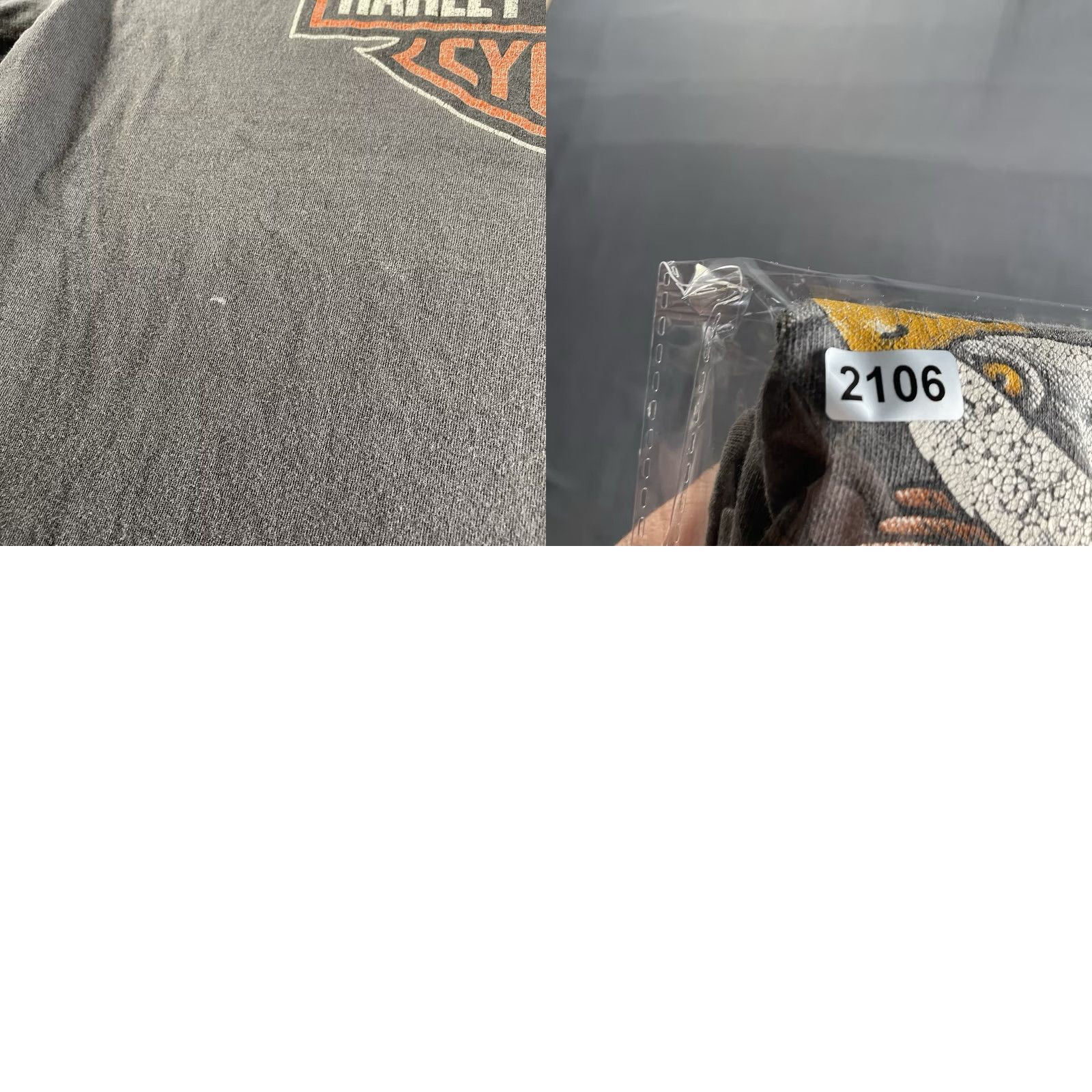 Harley Davidson VINTAGE Harley-Davidson Shirt Mens XL Live To Ride Ride To Live Eagle 1994 Logo Gray Size US XL / EU 56 / 4 - 9 Thumbnail