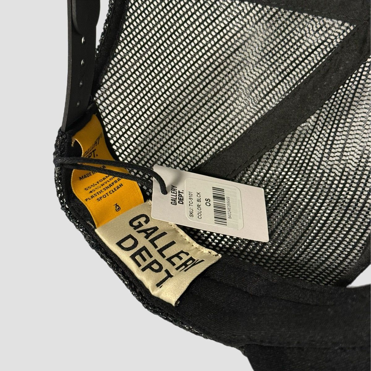 Gallery Dept. Gallery Dept Workshop Cap Black Size ONE SIZE - 5 Thumbnail