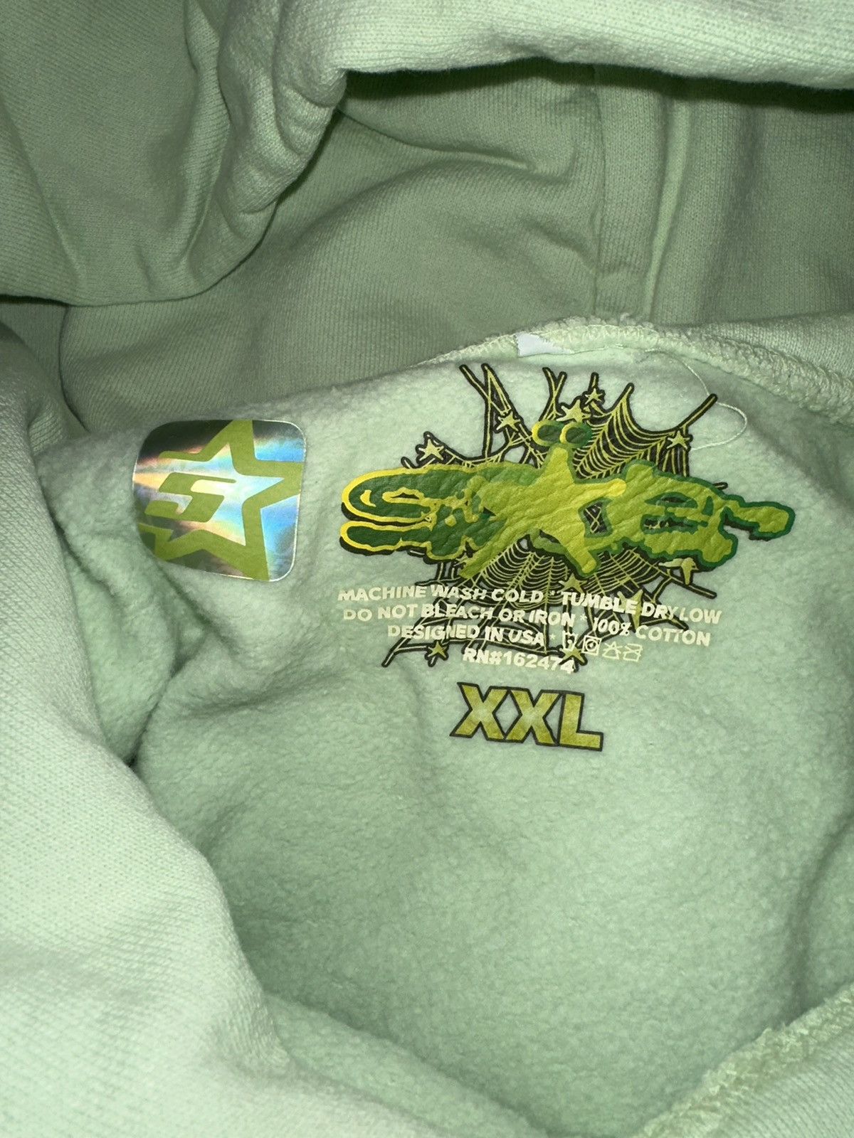 Sp5der Sp5der SP5 Hoodie Size US XXL / EU 58 / 5 - 4 Thumbnail
