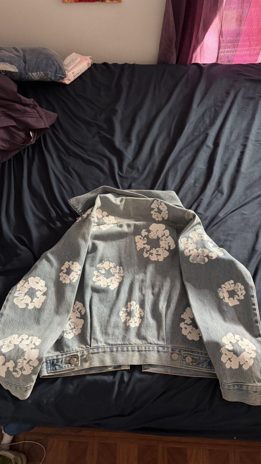 DENIM TEARS DENIM TEARS X LEVIS COTTON WREATH JEAN JACKET Size US S / EU 44-46 / 1 - 3 Thumbnail