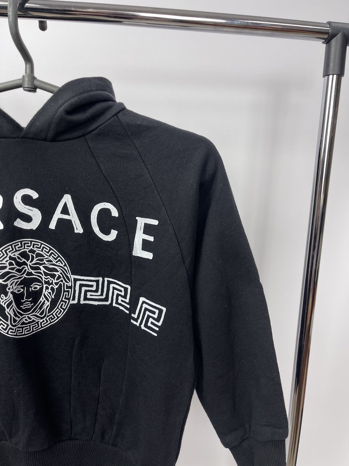 Versace Gianni Versace Hoodie Big Logo Size 6 years (116 cm) Black Size US XXS / EU 40 - 2 Thumbnail