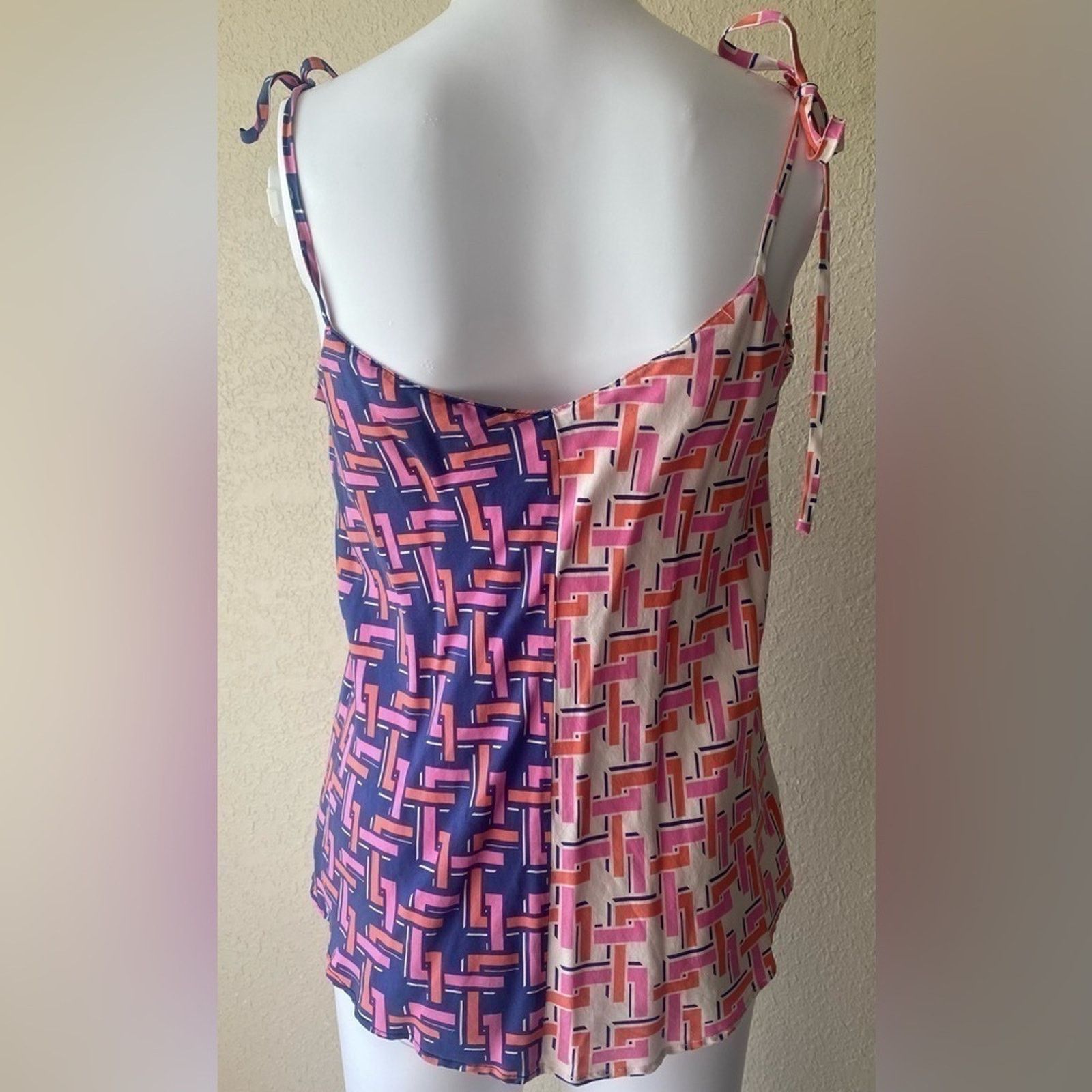 Other JB Julie Brown | Multicolor Silk Camisole Tank Top | Small Size S / US 4 / IT 40 - 2 Thumbnail