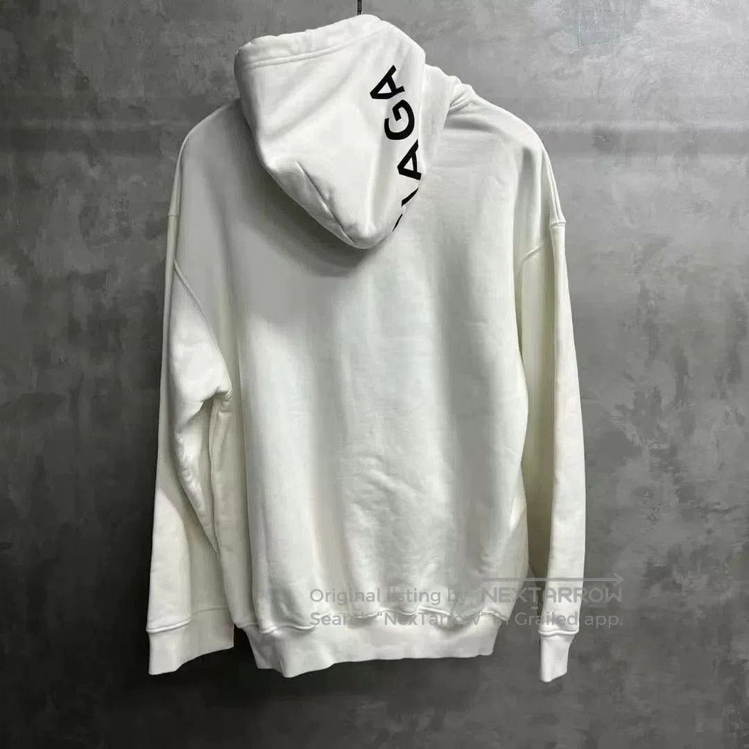 Balenciaga Balenciaga White Logo Print Hoodie. Size US XS / EU 42 / 0 - 5 Thumbnail