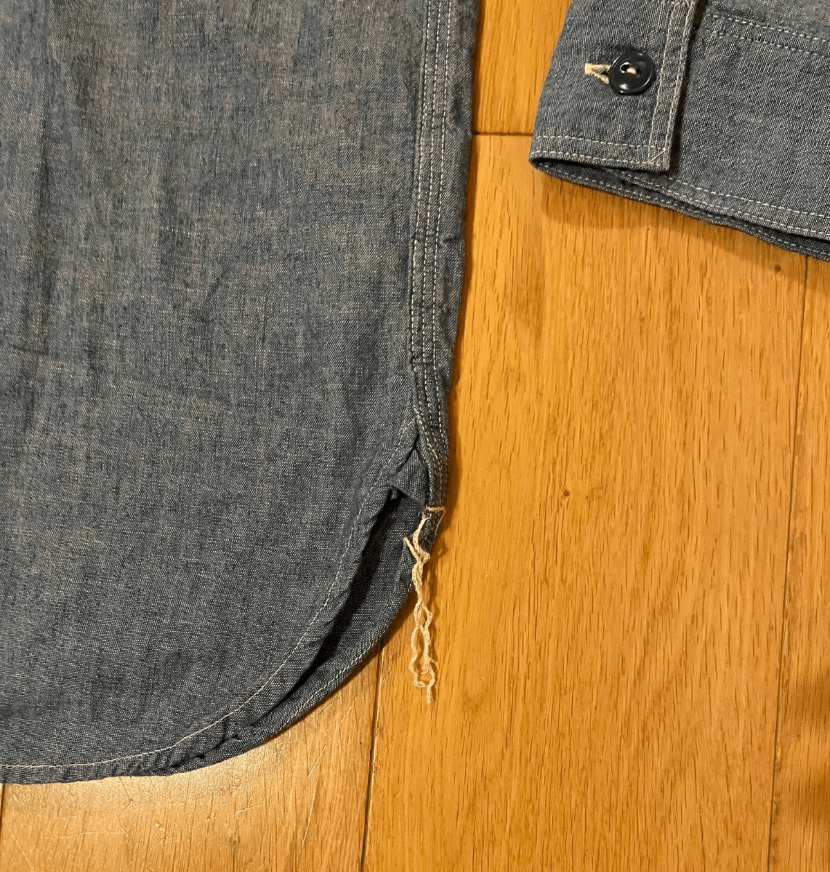 Orslow orSlow Chambray Work Shirt Size 2 Standard Fit Size US S / EU 44-46 / 1 - 4 Thumbnail