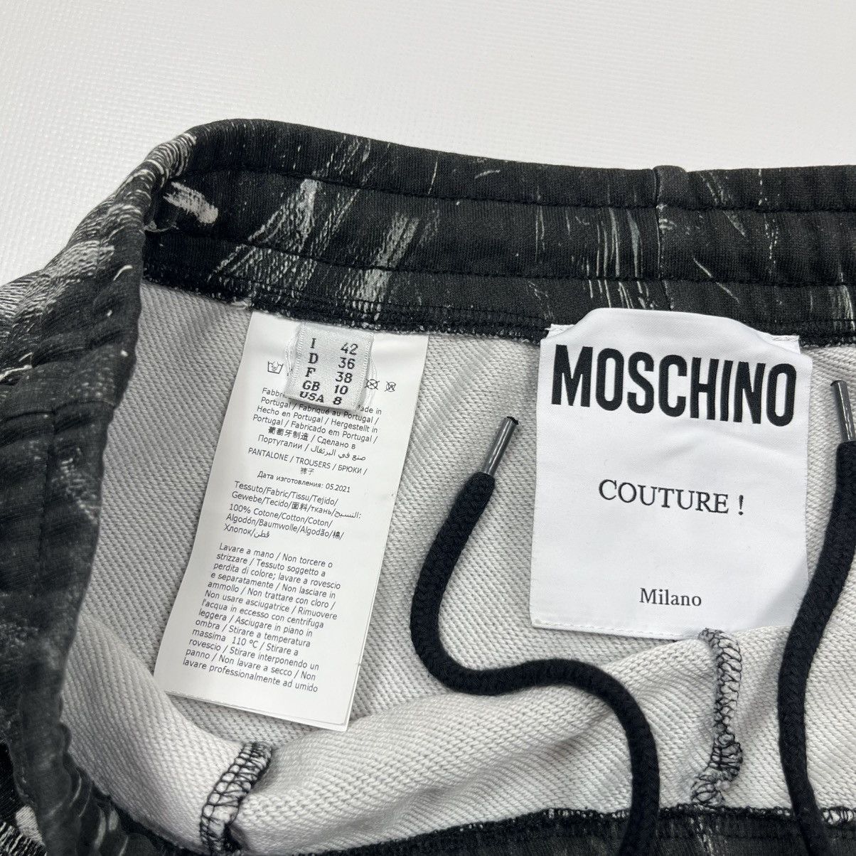 Moschino Moschino Couture Women’s Sweatpants Black/White Logo Size 27" / US 4 / IT 40 - 17 Thumbnail