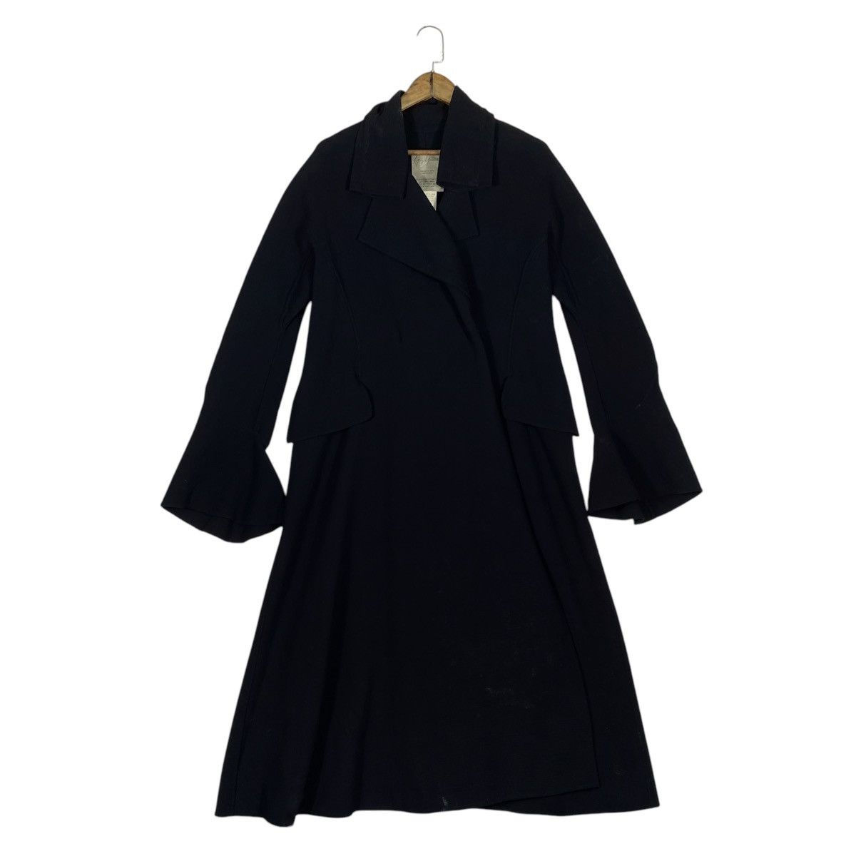 Yohji Yamamoto Vintage Yohji Yamamoto Signature Wide Collar Coat Jacket Size S / US 4 / IT 40 - 11 Thumbnail