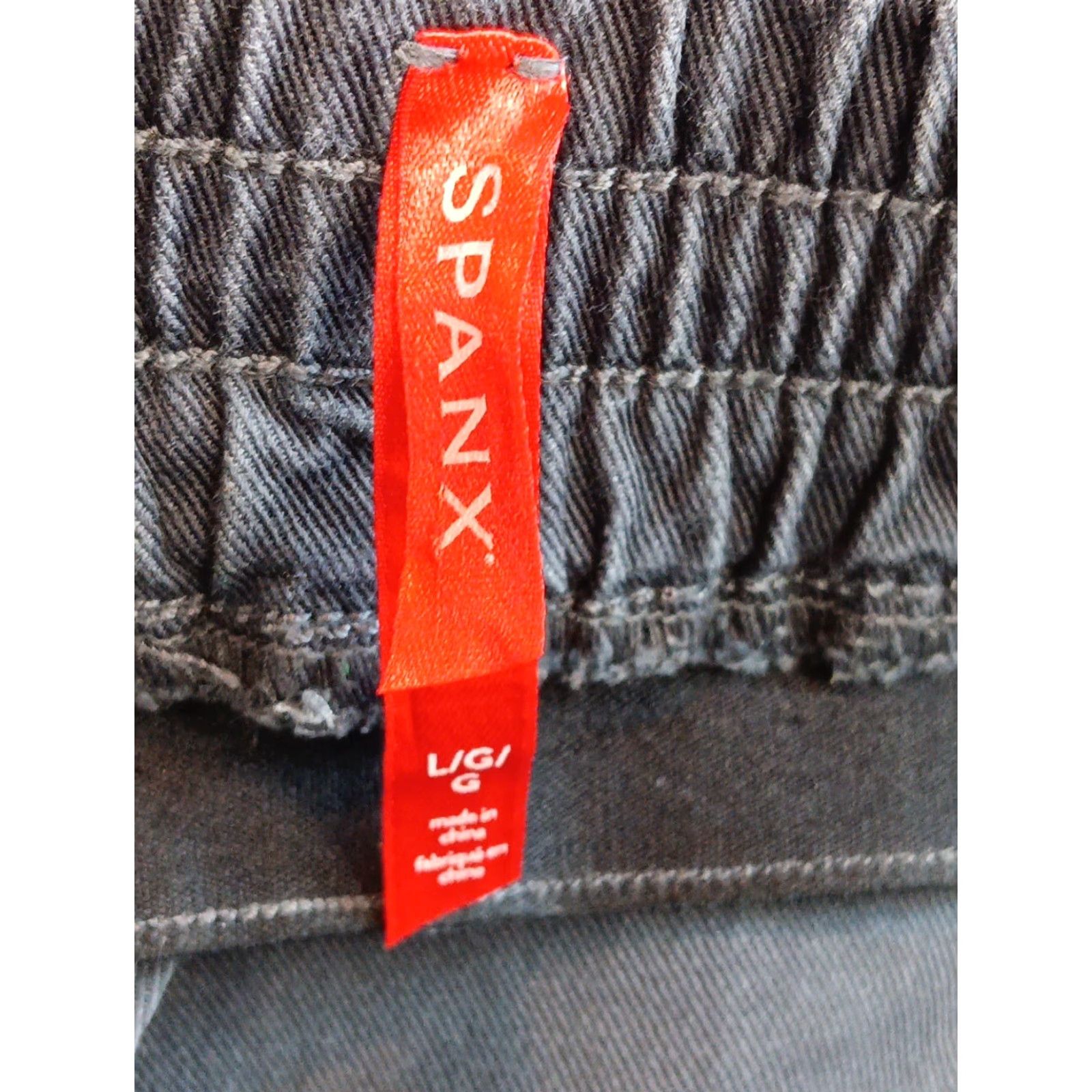 Spanx SPANX Jeans Pants Womens Large Black Skinny Leggings Jeggings Elastic Ankle Zip - Slim Fit, High Rise, Ankle, Black, Womens, Spanx Size 36" / US 14 / IT 50 - 3 Thumbnail