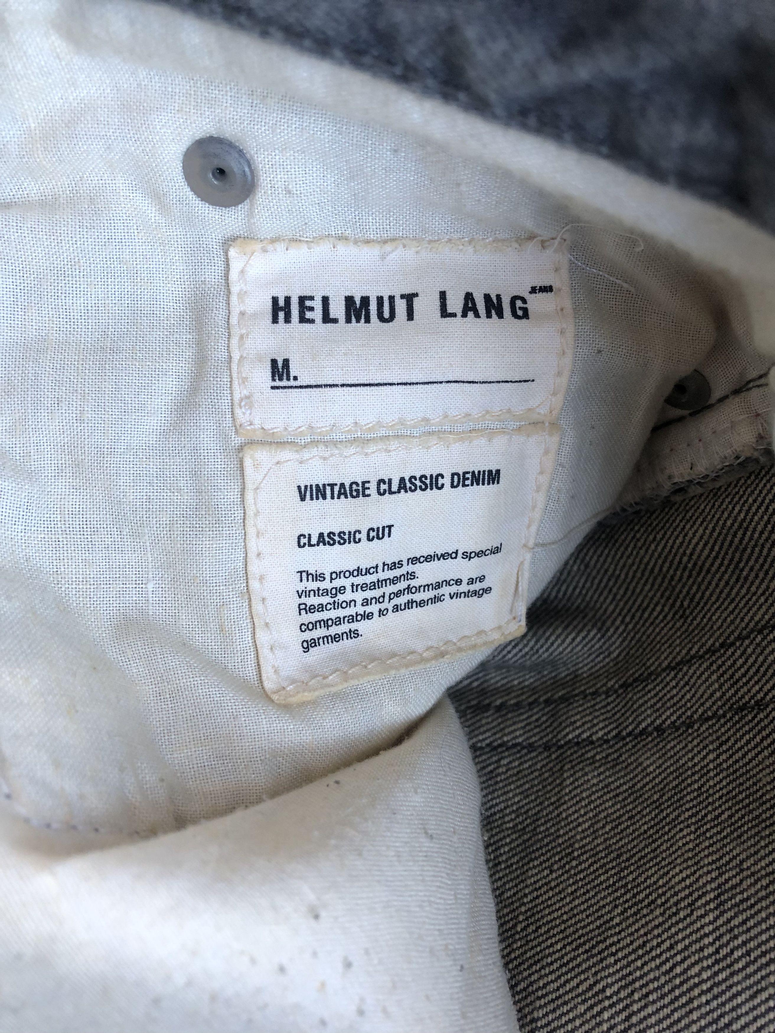 Helmut Lang Helmut Lang 28x29 Slim Straight Grey Jeans Size US 28 / EU 44 - 5 Thumbnail