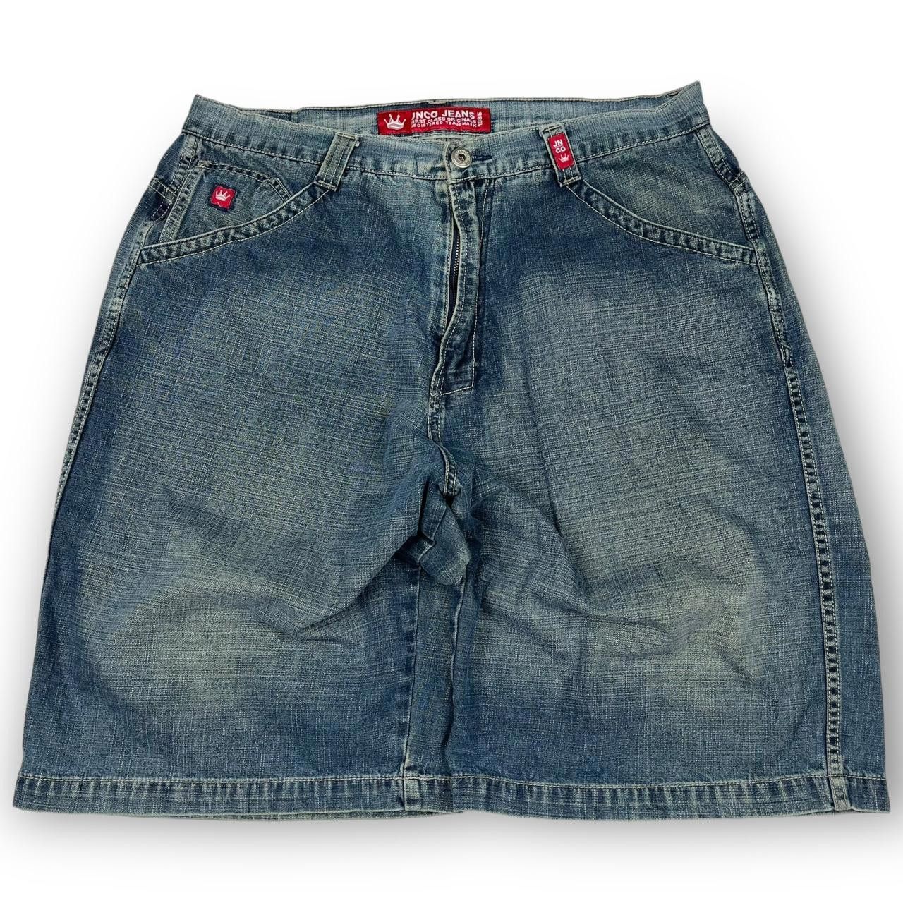 JNCO JNCO Men's Blue Shorts Size US 37 - 3 Thumbnail