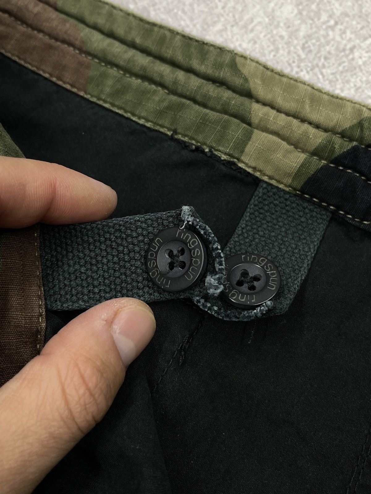 Ringspun Vintage Ringspun Nylon Military Pants Black Japanese Style Size US 33 - 17 Thumbnail