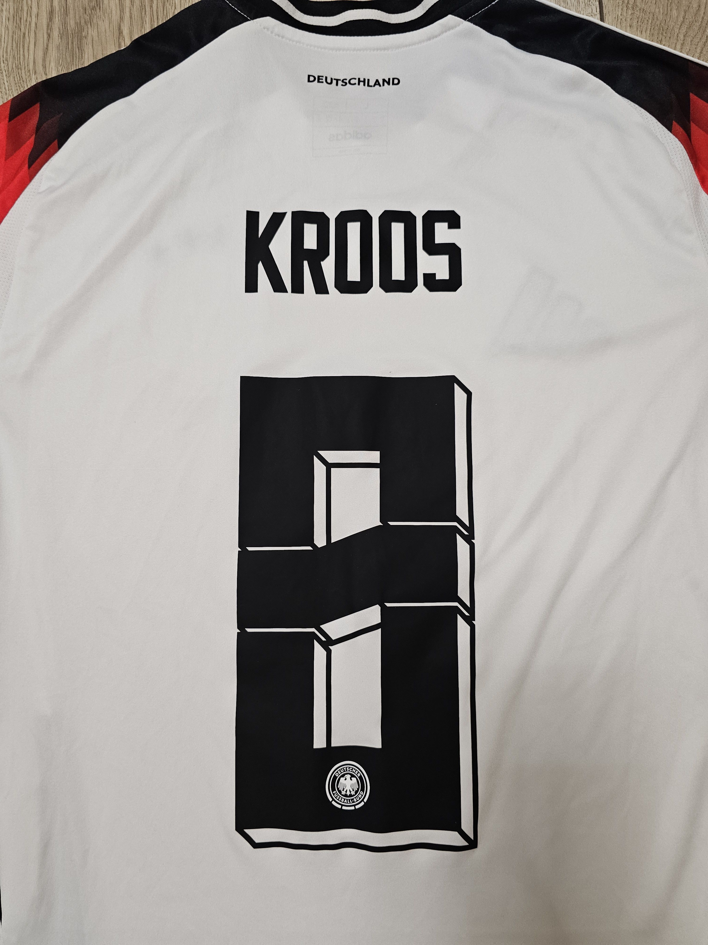 Adidas GERMANY 2024 HOME EURO KROOS FOOTBALL SHIRT SOCCER JERSEY Size US L / EU 52-54 / 3 - 4 Thumbnail