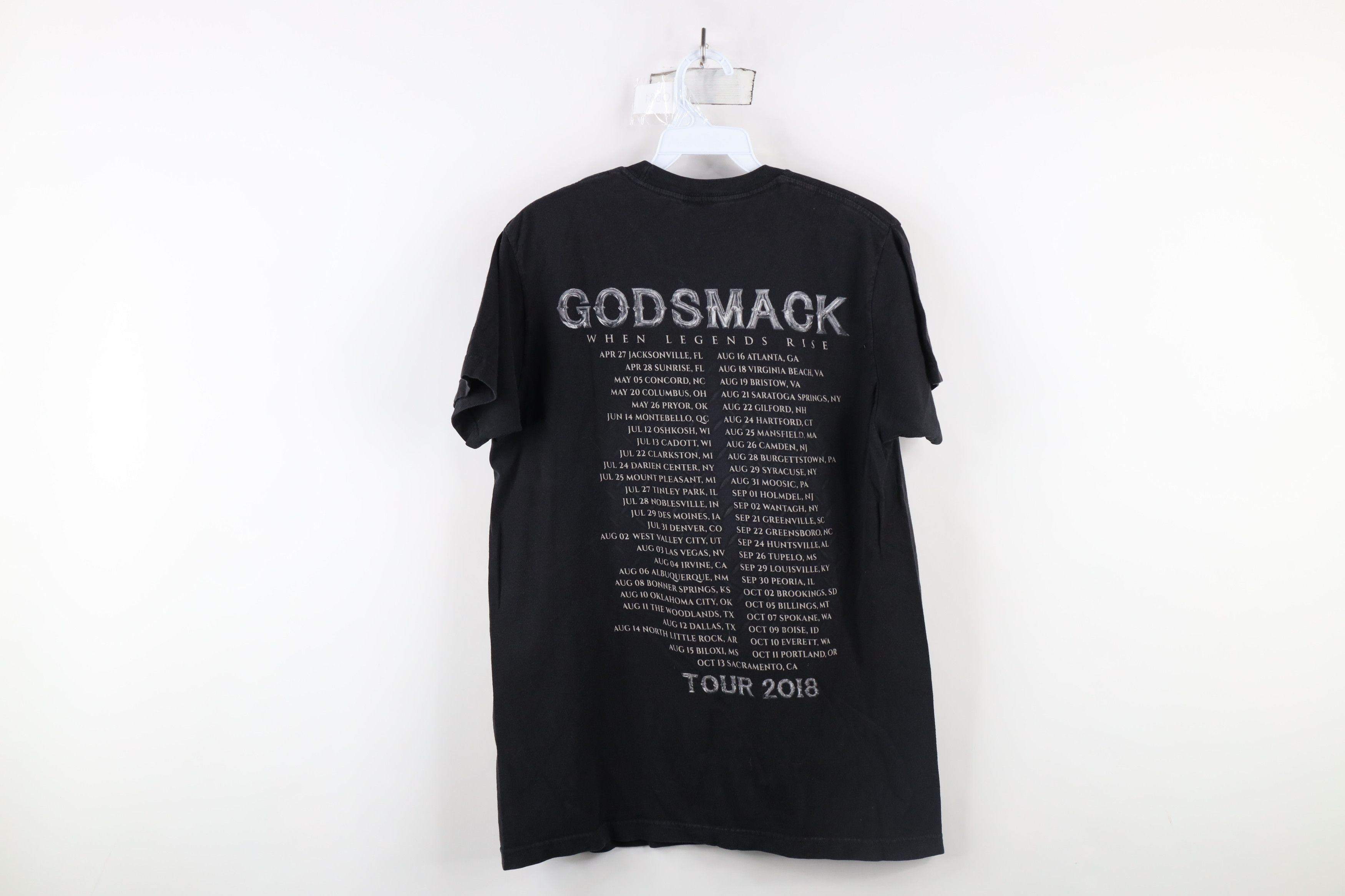 Vintage Vintage Y2K When Legends Rise Tour Godsmack Band T-Shirt Size M / US 6-8 / IT 42-44 - 11 Thumbnail