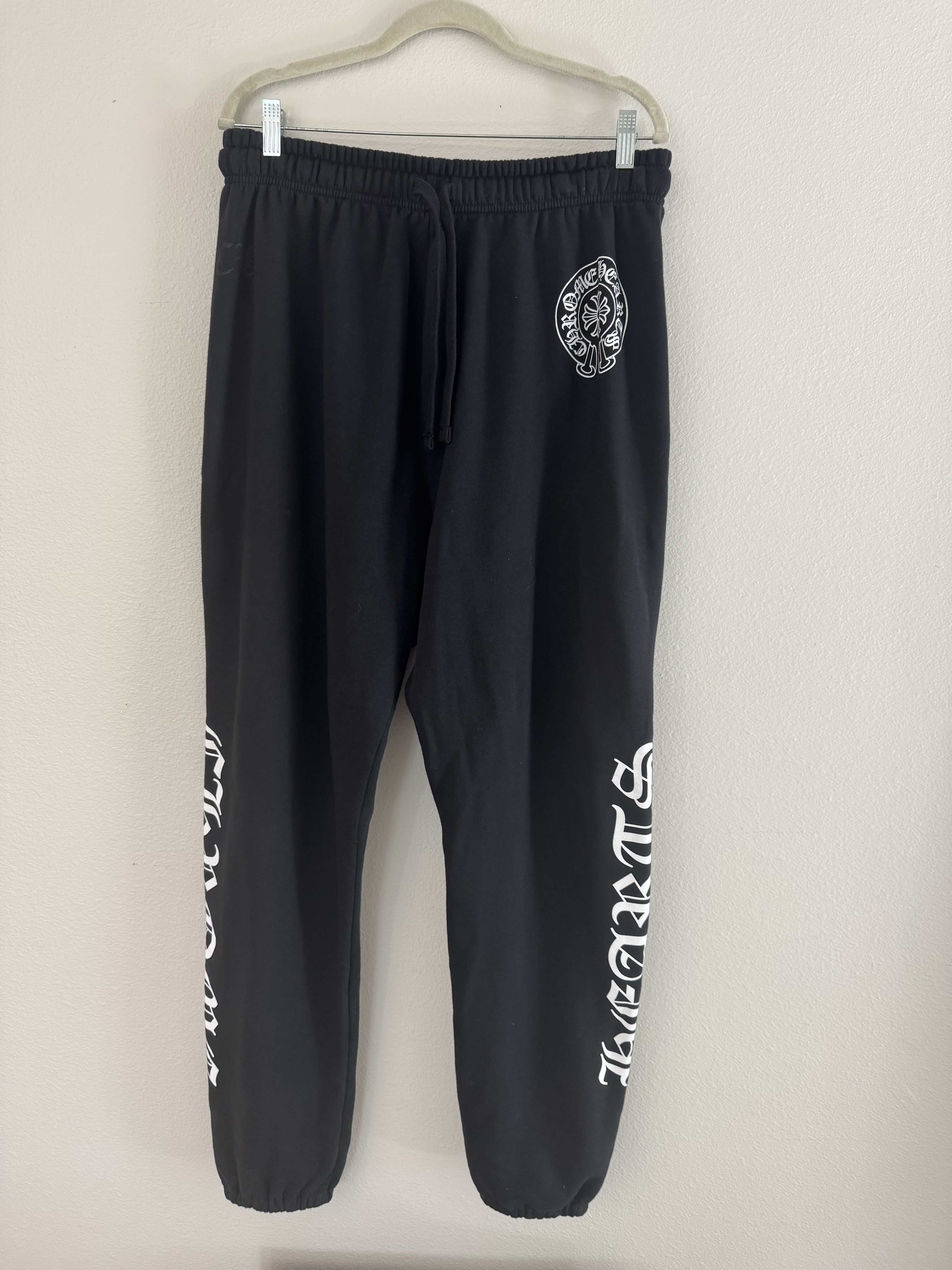 Chrome Hearts Chrome Hearts Horse Shoe Logo Sweatpants Black Size US 36 / EU 52 - 2 Thumbnail