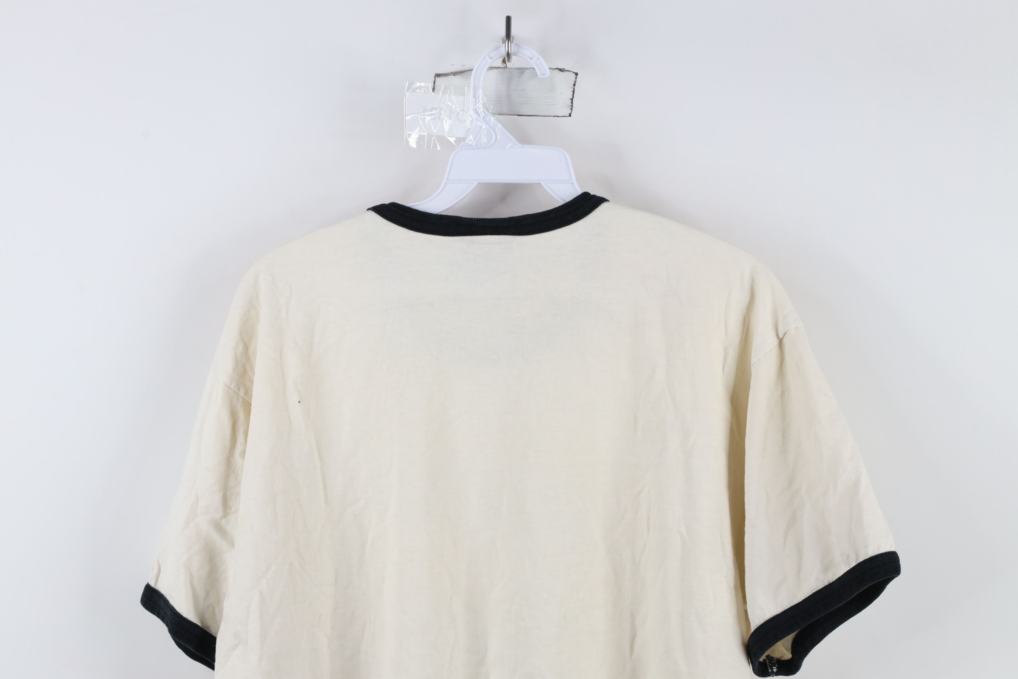 Nike × Vintage Vintage Nike Air Travis Scott Big Swoosh Ringer T-Shirt Size US M / EU 48-50 / 2 - 13 Thumbnail
