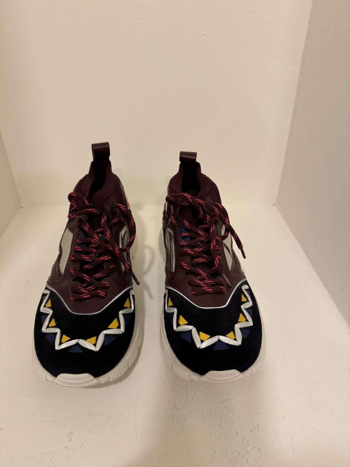 Valentino Valentino Mixed Media Sneakers Size US 10 / EU 43 - 1 Thumbnail