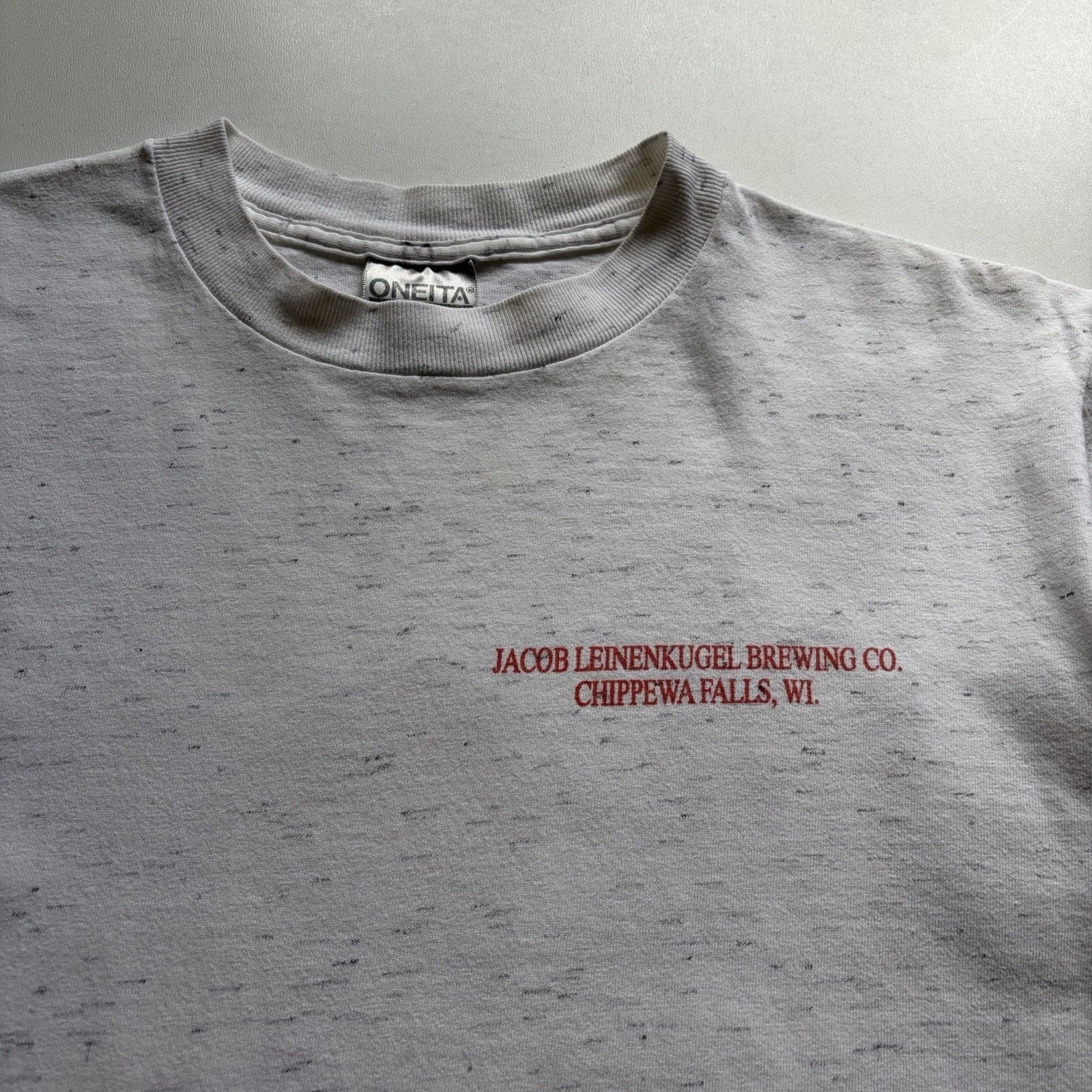 Vintage Vintage 90s Leinenkugel's Beer Promo Shirt Medium White Rare Size US M / EU 48-50 / 2 - 4 Thumbnail