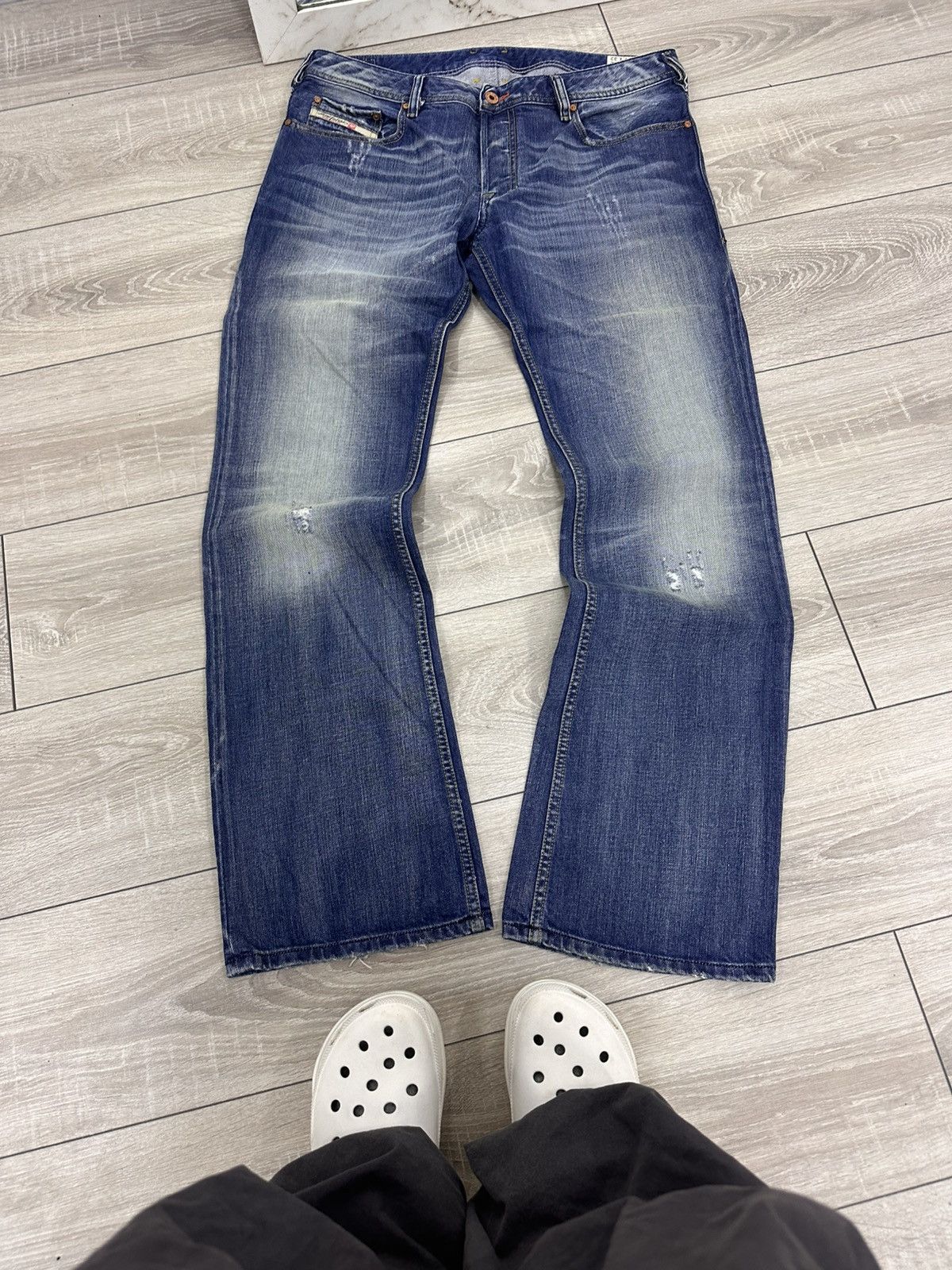 Diesel Diesel Vintage Y2K Avant Garde Distressed Jeans Size US 34 / EU 50 - 4 Thumbnail