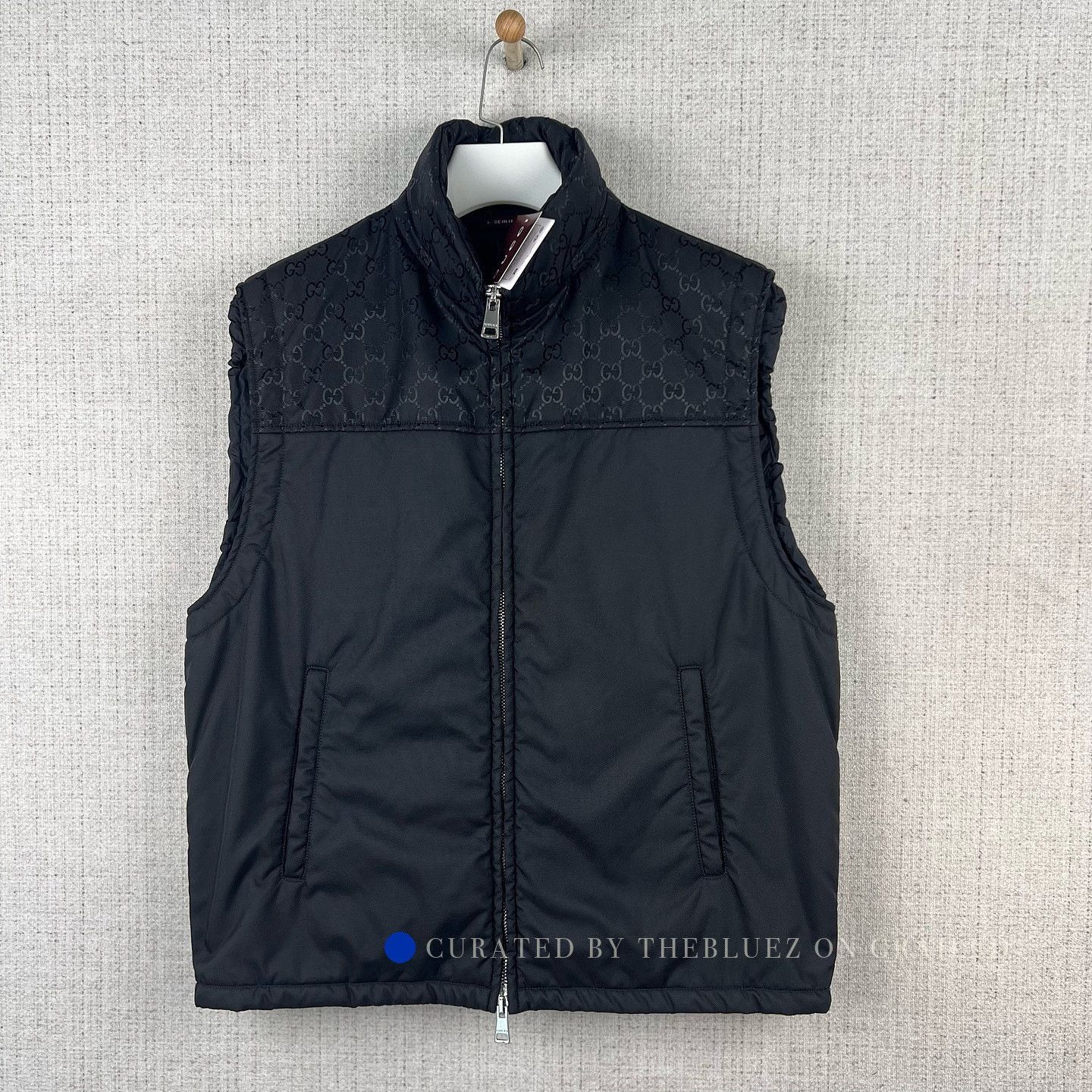 Gucci GG Monogram Nylon Vest in Black Size US M / EU 48-50 / 2 - 1 Thumbnail